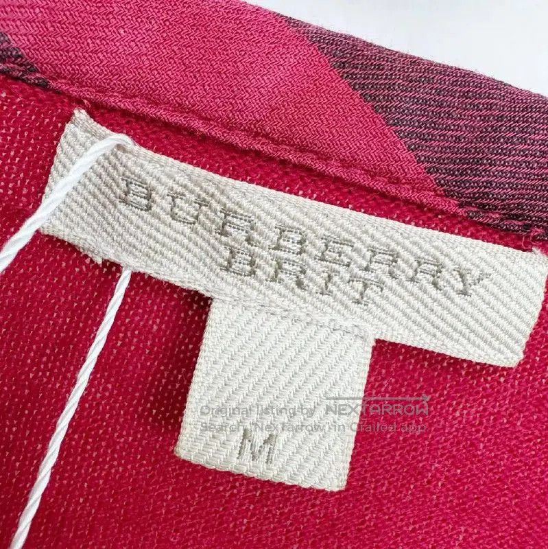 Burberry Burberry Women's Red Long Sleeve Cardigan. Size M / US 6-8 / IT 42-44 - 3 Thumbnail