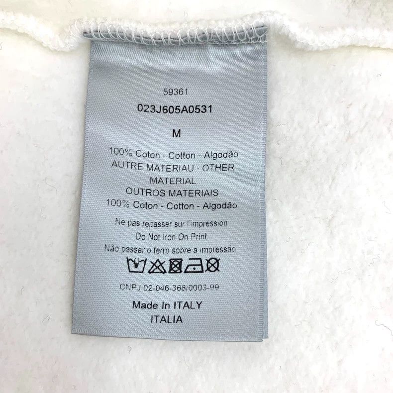 Dior Dior Beige crystal basketball cotton hooded shirt long-sle Size US M / EU 48-50 / 2 - 6 Thumbnail
