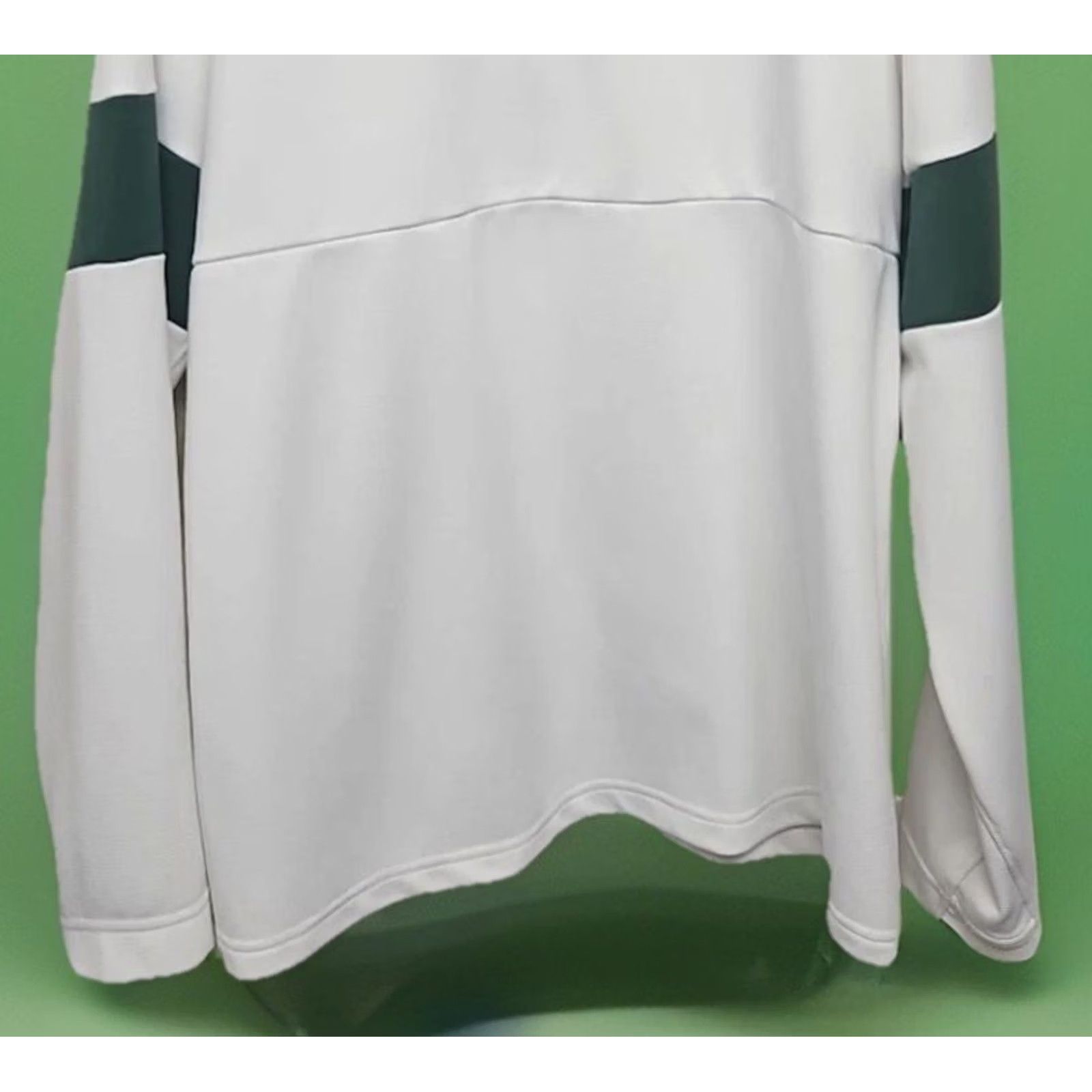Nike Nike Baylor Bears Dri-FIT 1/4 Zip Pullover Mens XL White Green NCAA Performance Jacket Size US XL / EU 56 / 4 - 7 Thumbnail