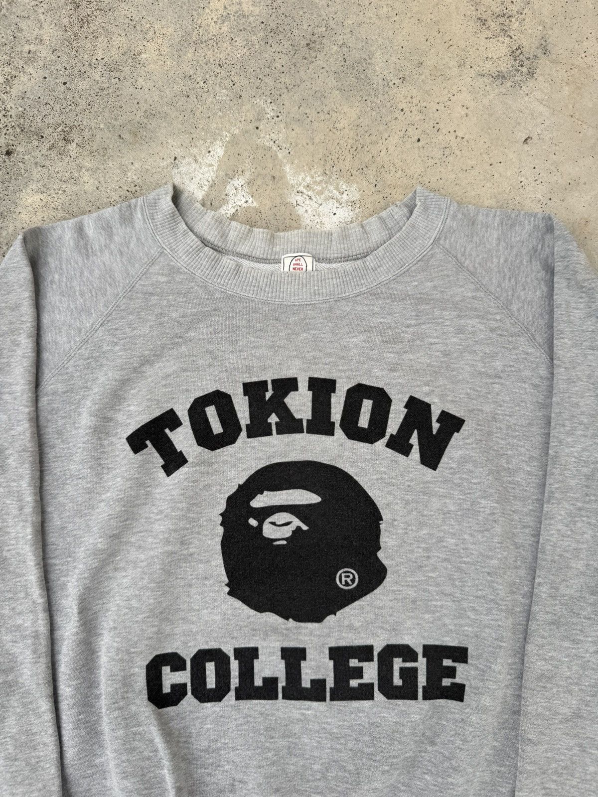 Bape × Nigo Vintage 90s Distressed Bape Tokion College Size US L / EU 52-54 / 3 - 2 Thumbnail