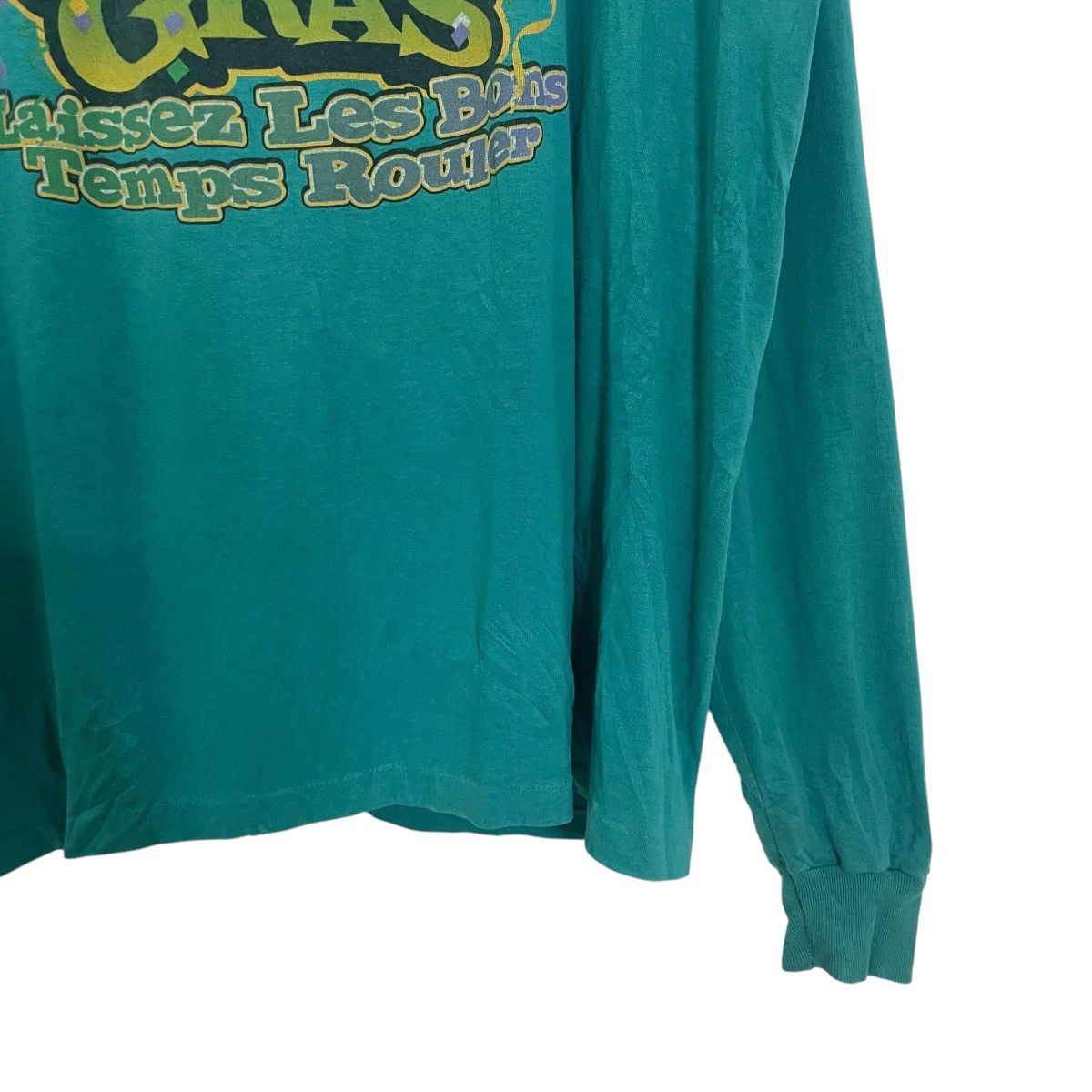 Japanese Brand Vintage Y2k Mardi Gras Long Sleeve Tee Size US L / EU 52-54 / 3 - 4 Thumbnail