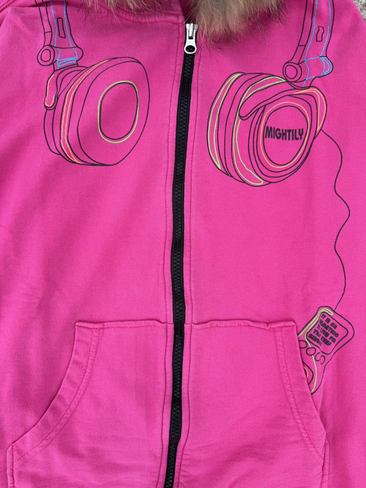 Japanese Brand FUR HOODIE SORRIDERE HEADPHONE MIGHTILY Size US M / EU 48-50 / 2 - 3 Thumbnail