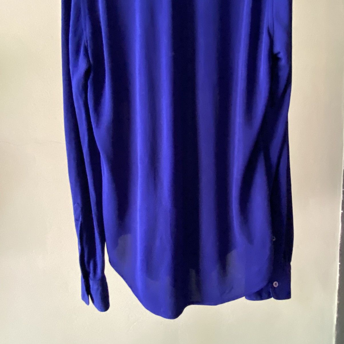 Kenzo Kenzo Blue Stretchy Soft Long Sleeve Shirt Size US XXS / EU 40 - 5 Thumbnail