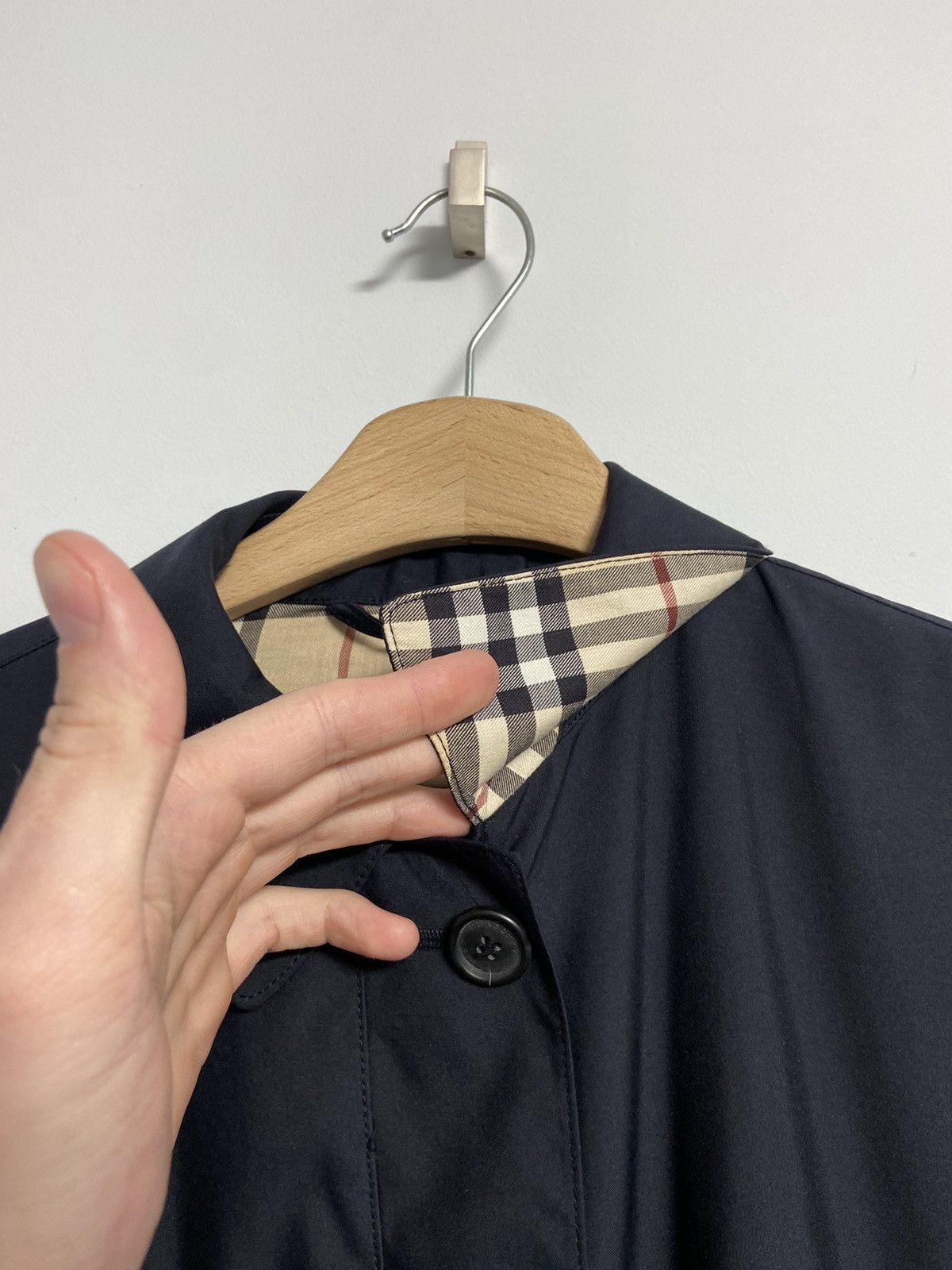 Burberry Burberry Trench Coat Dark Blue Size S / US 4 / IT 40 - 18 Thumbnail