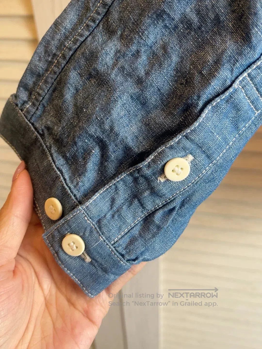 Visvim visvim Denim Shirt with Red Bandana. Size US M / EU 48-50 / 2 - 4 Thumbnail
