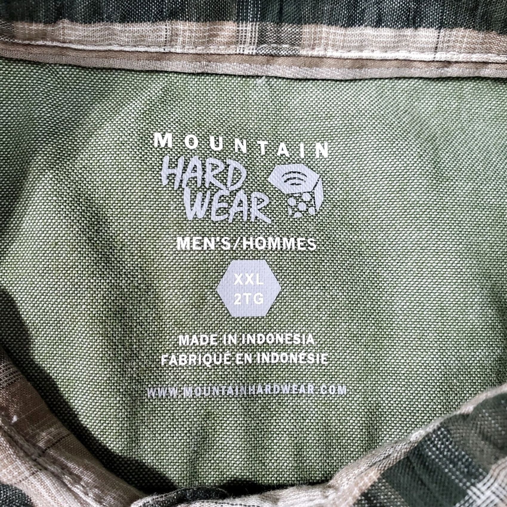 Mountain Hardwear Mountain Hardwear Shirt Mens 2XL Beige Green Brown Check Outdoor Long Sleeve Shirt Size US XXL / EU 58 / 5 - 4 Thumbnail