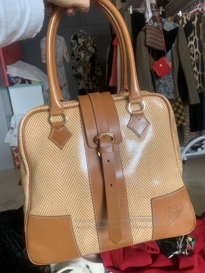 Vivienne Westwood Vivienne Westwood size os Brown Boston Handbag Japanese Vin Size ONE SIZE - 1 Thumbnail