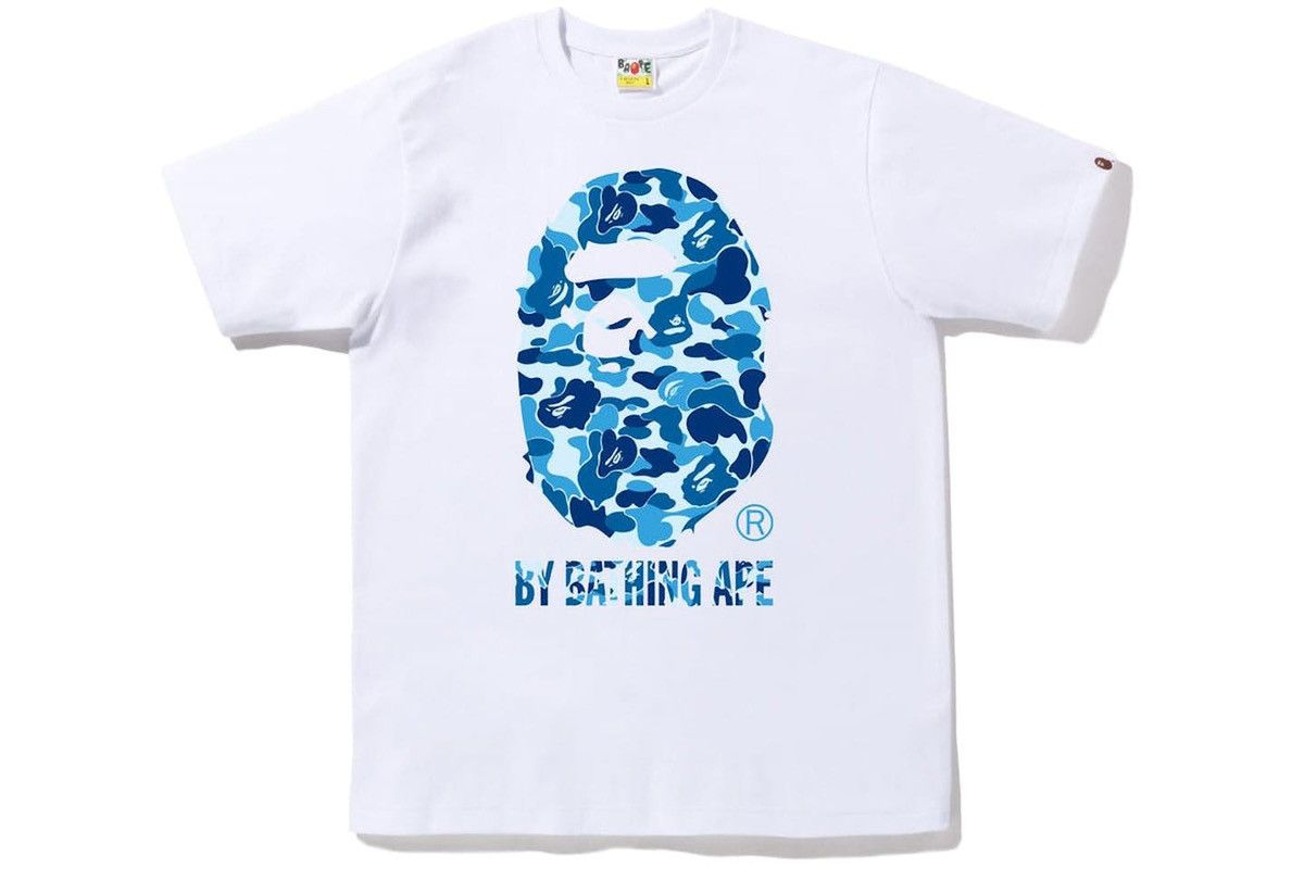 Bape BAPE ABC Camo By Bathing Ape Tee White/Blue Size US L / EU 52-54 / 3 - 2 Thumbnail