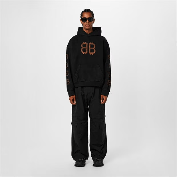 Balenciaga Crypto Hoodie Size US M / EU 48-50 / 2 - 4 Thumbnail