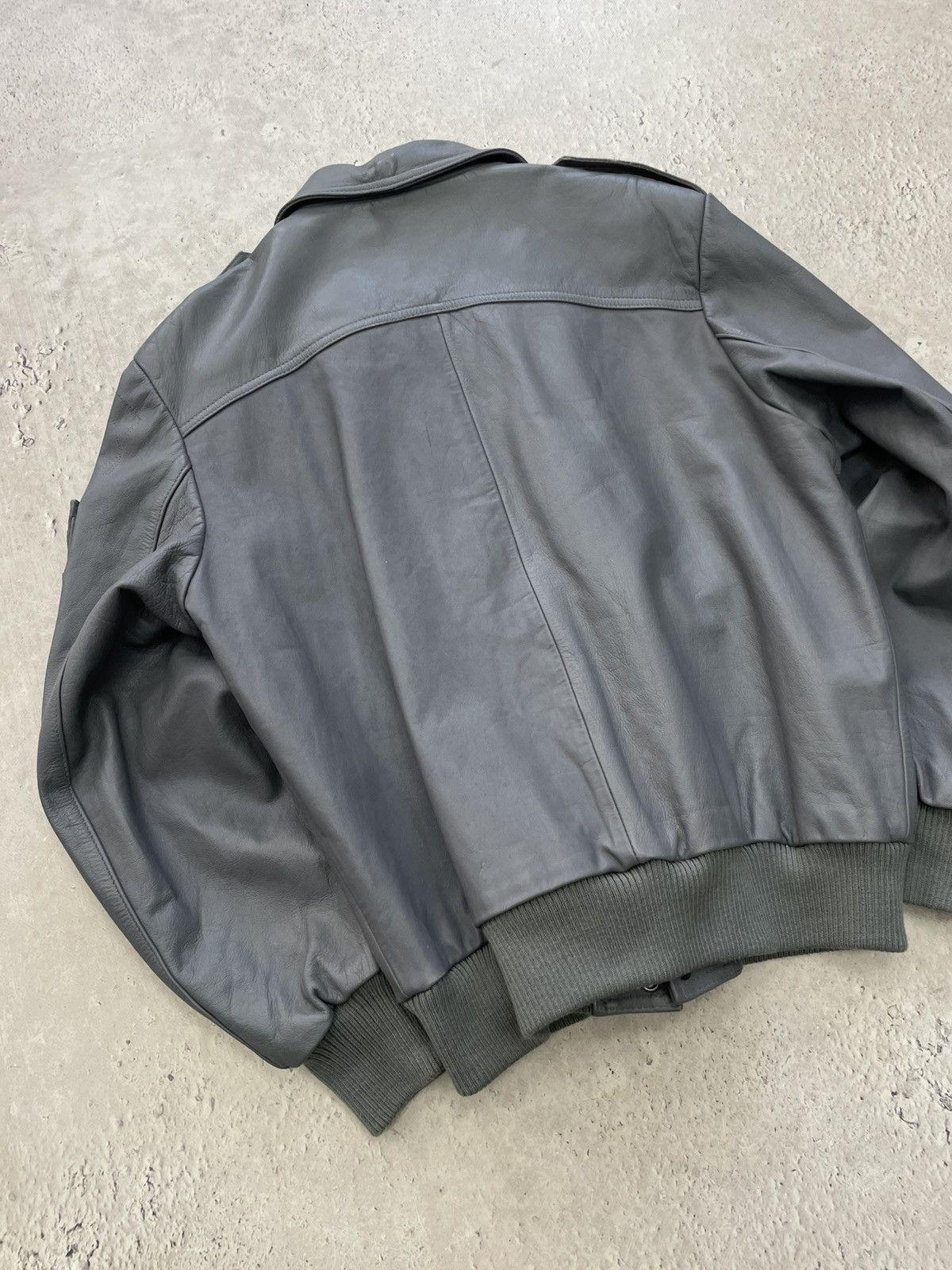 Schott Leather aviation leather jacket schott style retro style y2k Size US M / EU 48-50 / 2 - 14 Thumbnail