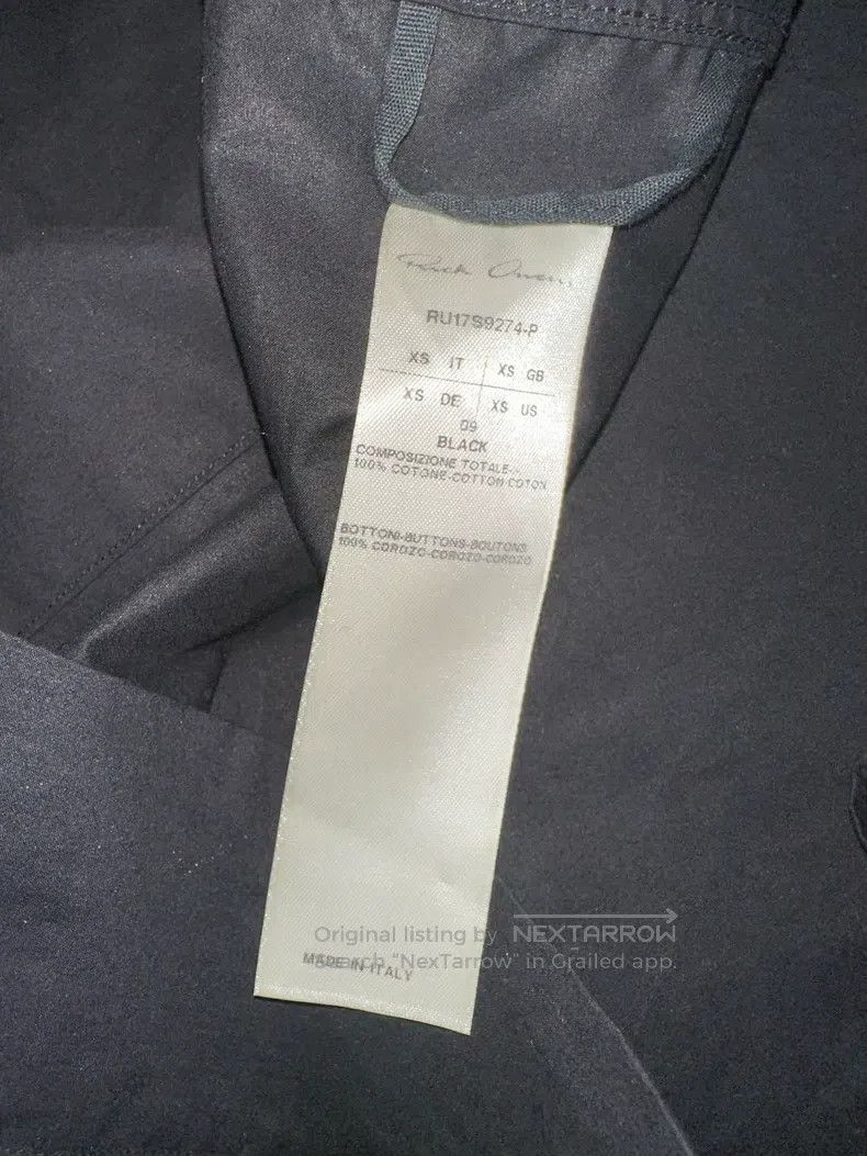 Rick Owens Rick Owens Cleric collar short sleeve Size US XS / EU 42 / 0 - 3 Thumbnail
