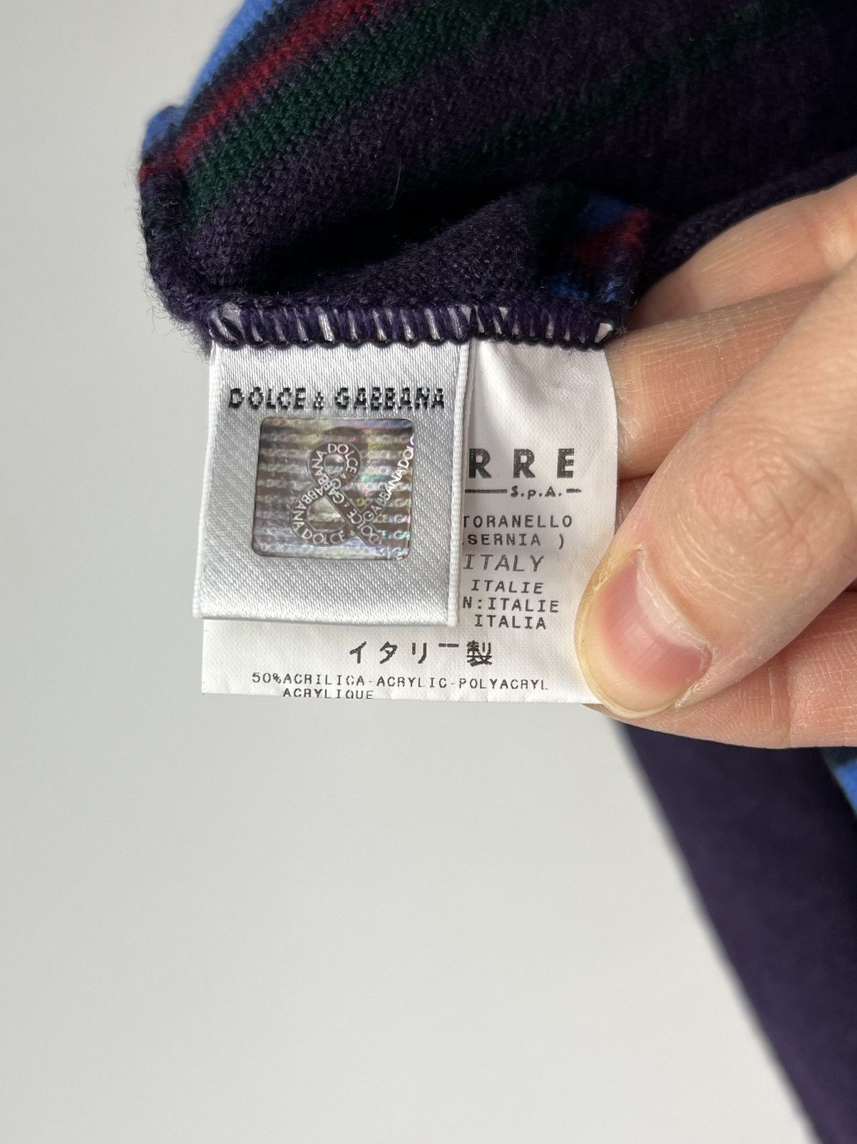 Dolce & Gabbana Dolce & Gabbana Golf Sweater Made In Italy High End 50% Wool Size S / US 4 / IT 40 - 6 Thumbnail