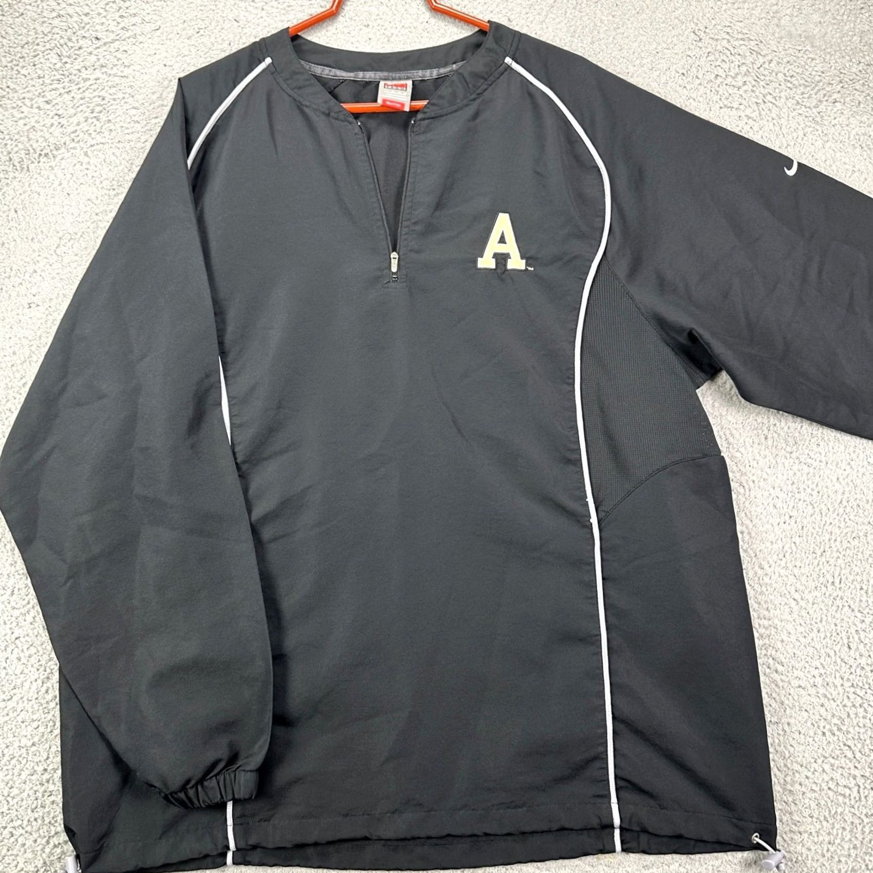 Nike Nike Jacket Lightweight Mens XL Gray Quarter Zip Long Sleeve Pullover Alabama Output: Limited to original title words only. Size US XL / EU 56 / 4 - 2 Thumbnail