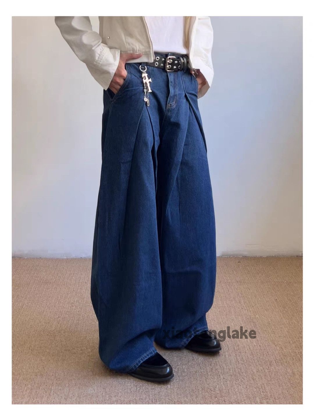 Jean xz denim wide Leg flared yuppie cleanfit y2k jeans Size US 28 / EU 44 - 5 Thumbnail
