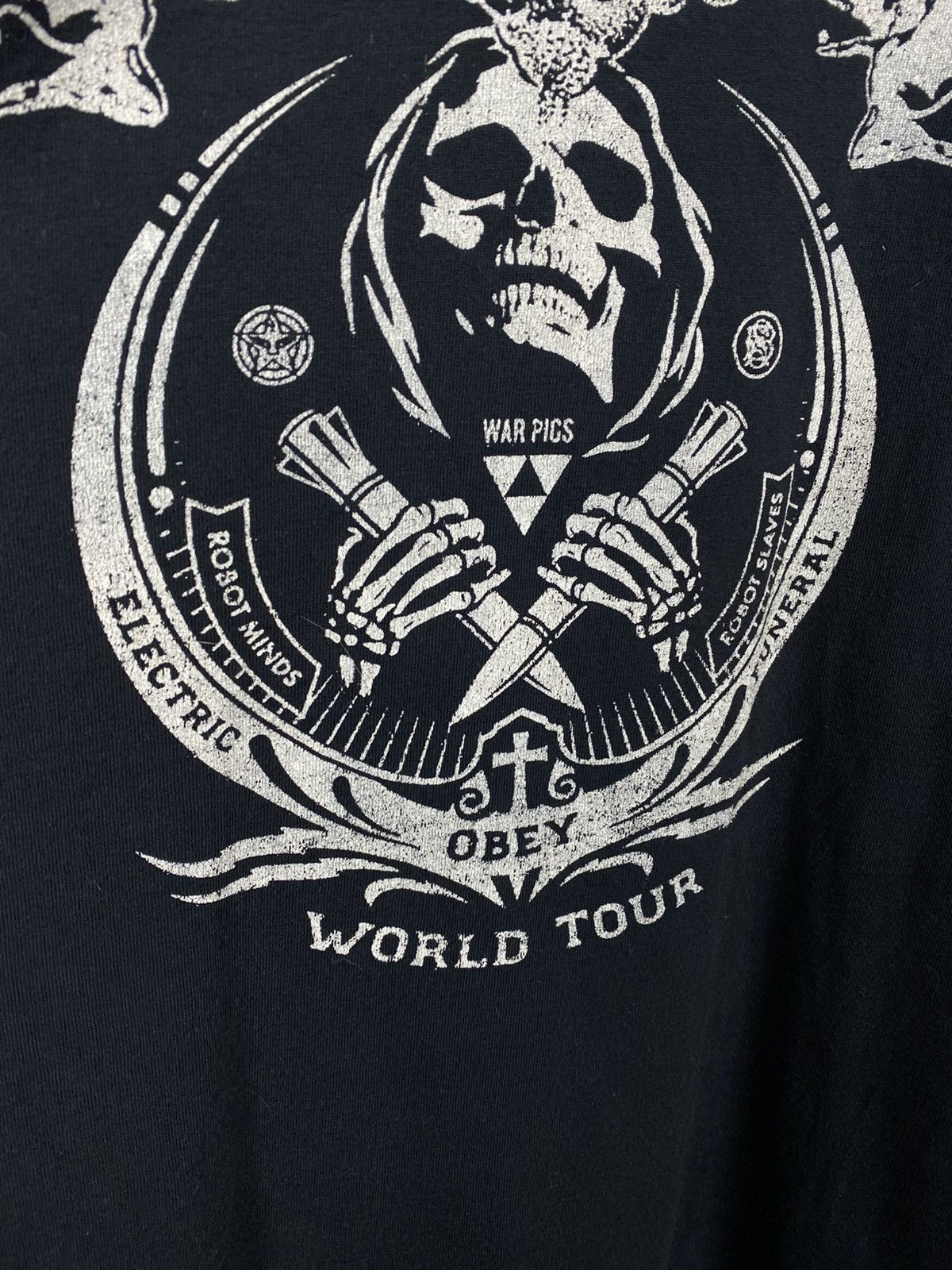 Black Sabbath 💀Vintage 90s T-Shirt Black Sabbath The End World Tour OBEY💀 Size US XXL / EU 58 / 5 - 6 Thumbnail