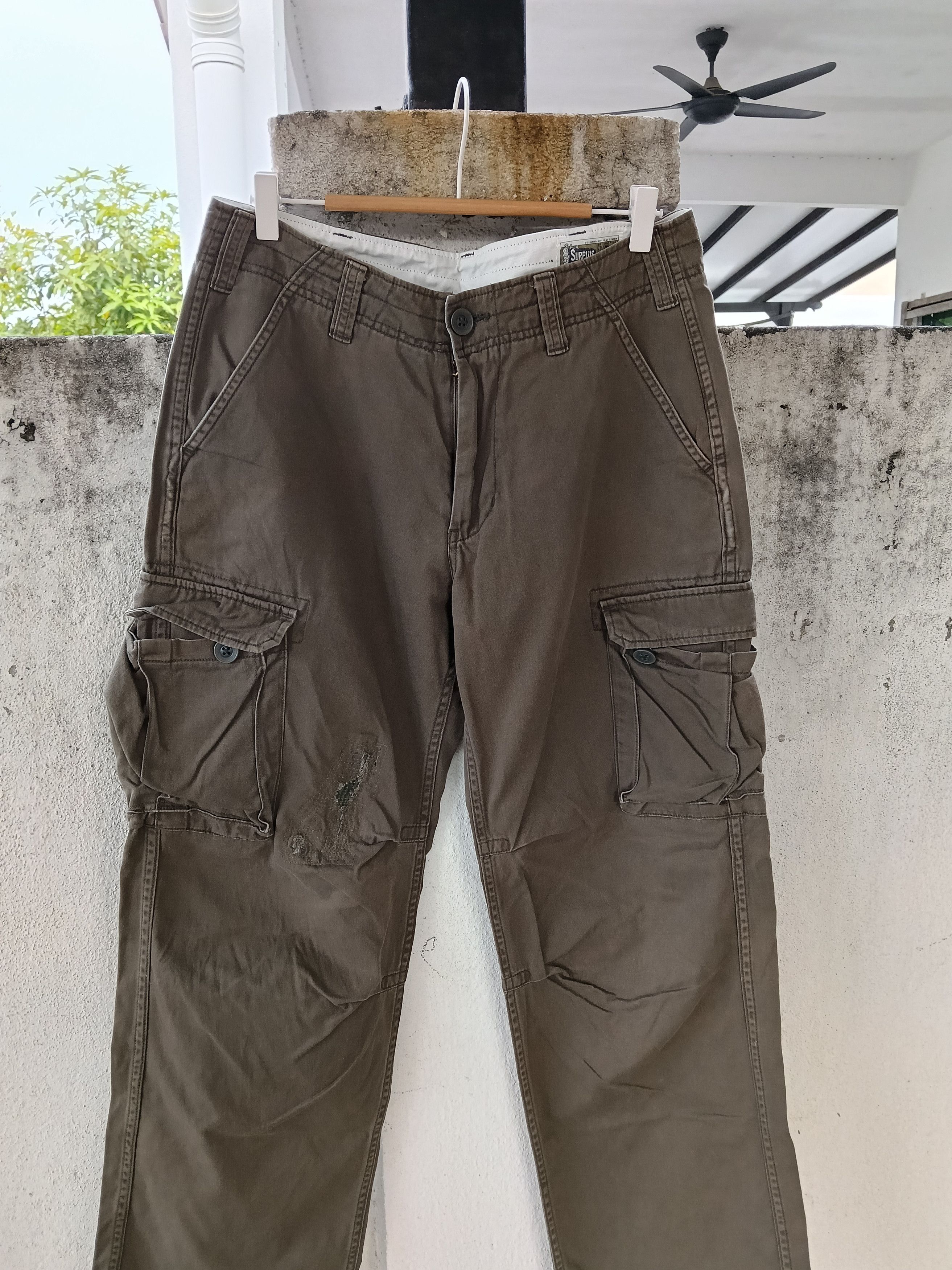 Japanese Brand 💥Surplus Company Cargo Pants💥 Size US 33 - 4 Thumbnail
