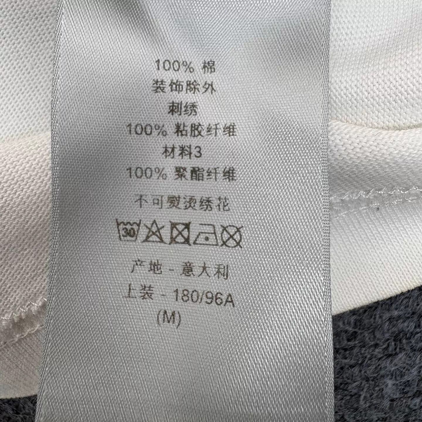 Dior Dior Floral Embroidery Logo Short-Sleeve M 100% Cotton Size US M / EU 48-50 / 2 - 8 Thumbnail