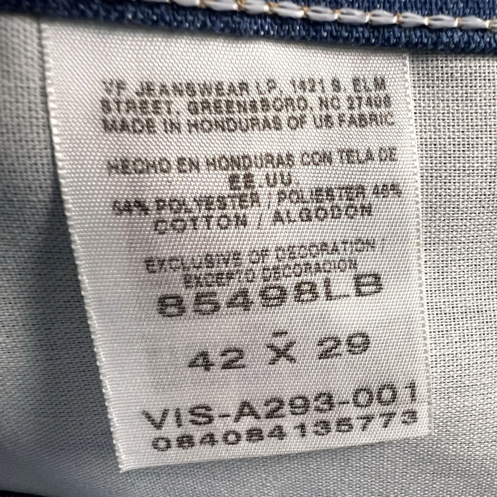 Wrangler VINTAGE Wrangler Jeans Straight Denim Blue 42x29 Big & Tall Stretch Inseam 29 Men USA Cowboy NWT NWT Size US 40 / EU 56 - 3 Thumbnail