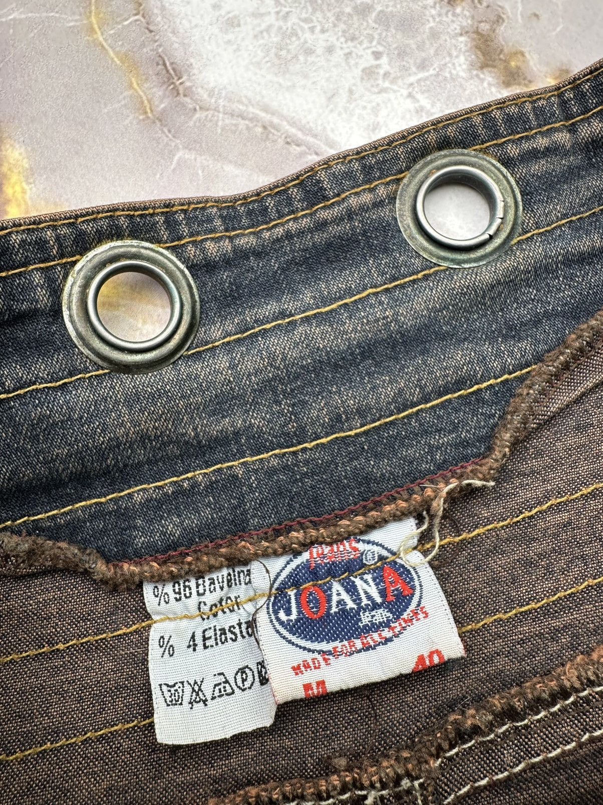 Vintage Knee Length Denim Skirt