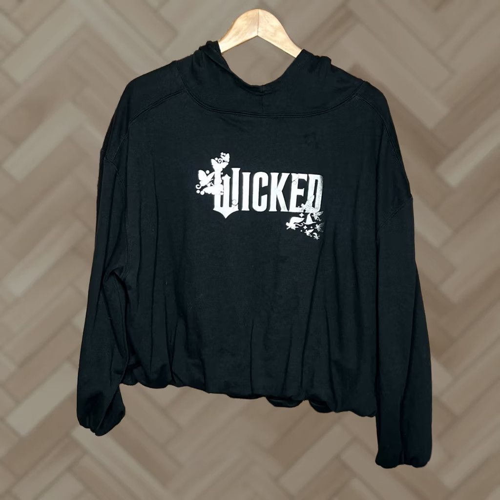 Vintage Wicked Hoodie Womens XL Graphic Pullover Sweatshirt Black Pottery? Size XL / US 12-14 / IT 48-50 - 1 Thumbnail