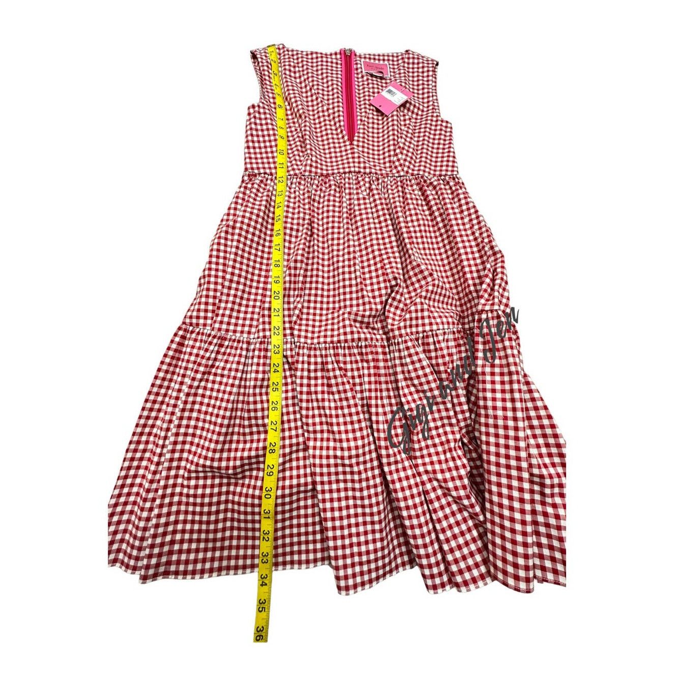 Kate Spade kate spade NY Women’s Mini Gingham Vineyard Dress size 2 Size XS / US 0-2 / IT 36-38 - 6 Thumbnail