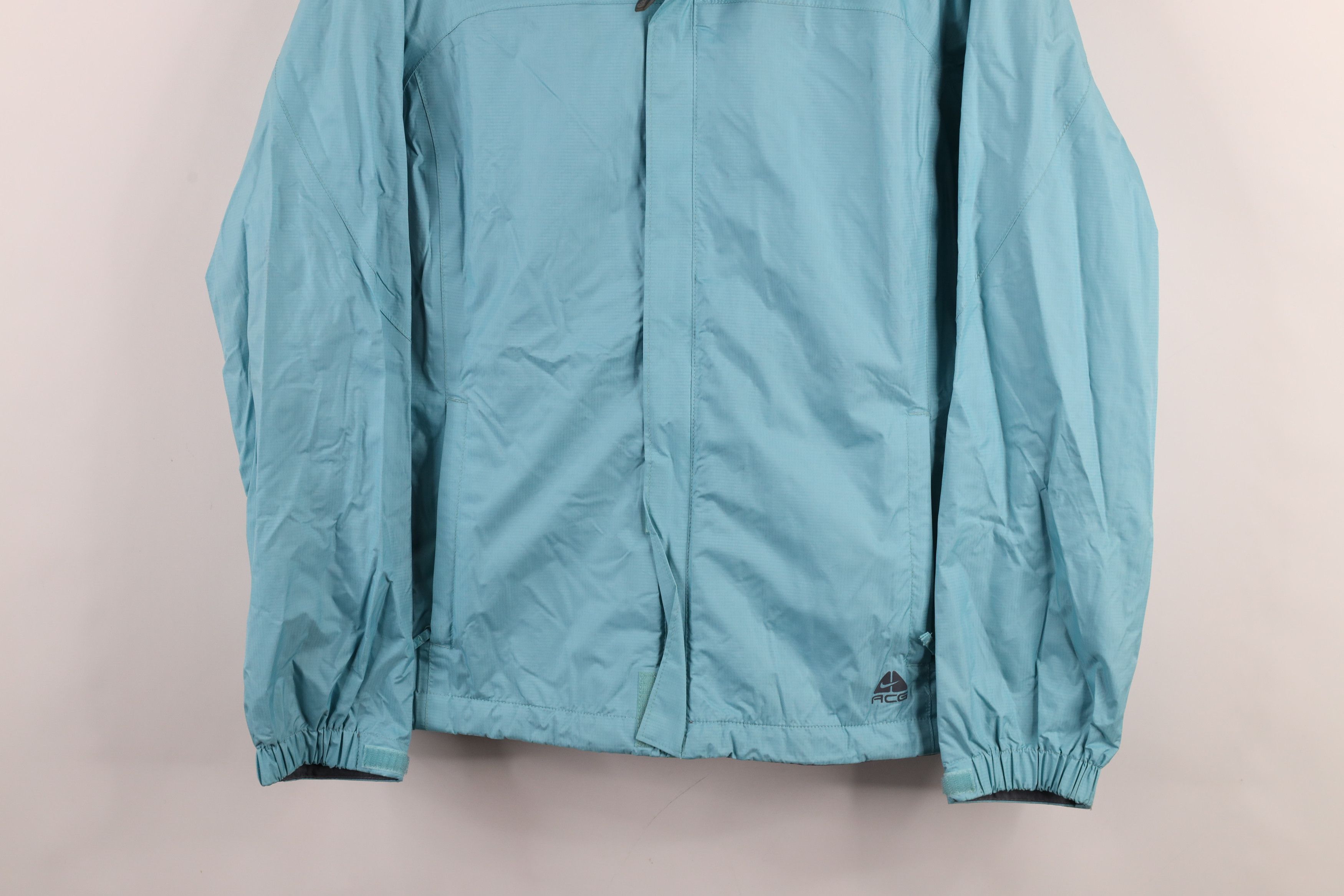 Nike × Vintage Vintage Nike ACG Travis Scott Mini Swoosh Hooded Rain Jacket Size M / US 6-8 / IT 42-44 - 3 Thumbnail