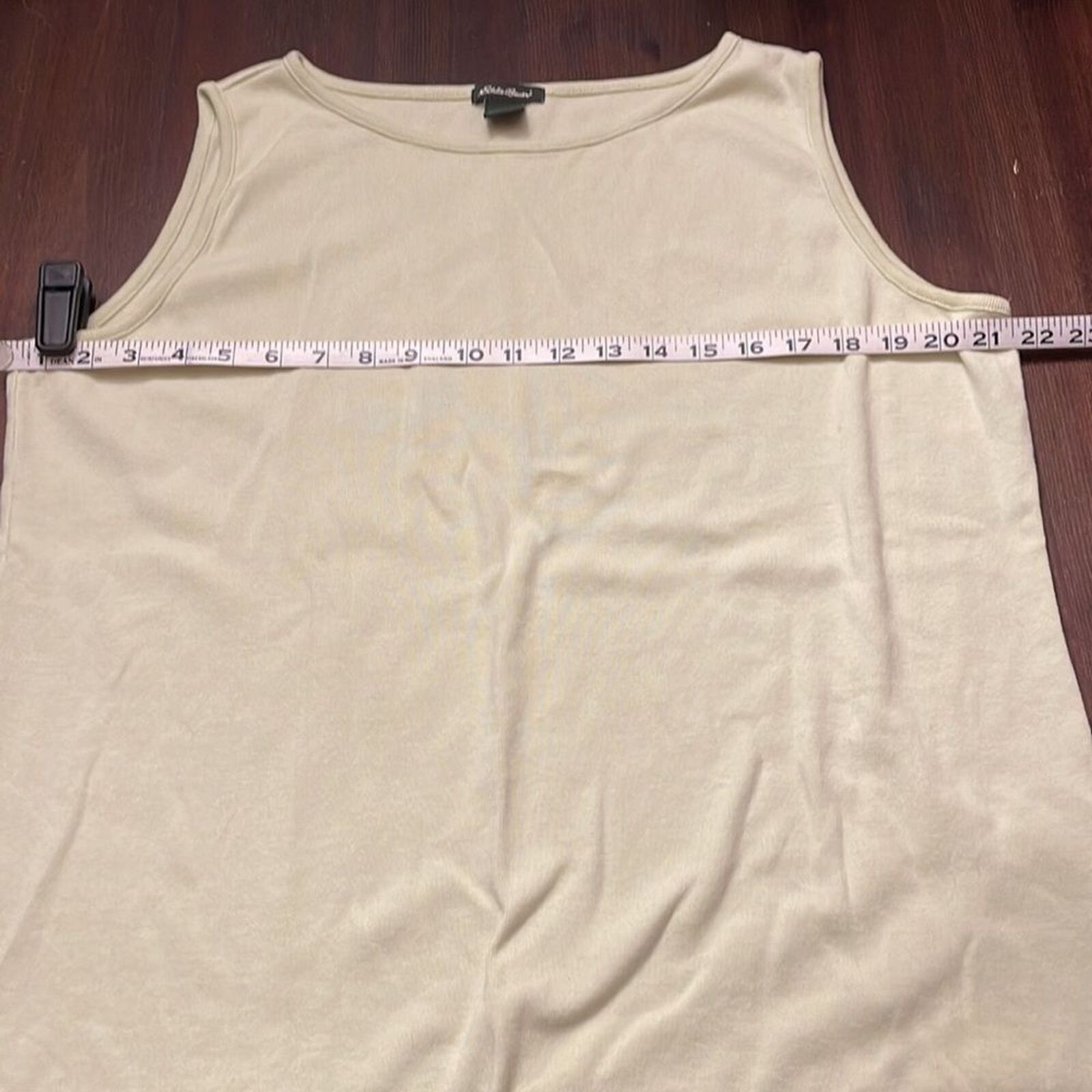 Eddie Bauer Eddie Bauer Cotton Knit Tank Size XXL Soft Yellow-Green Size XXL / US 16-18 / IT 52-54 - 7 Thumbnail