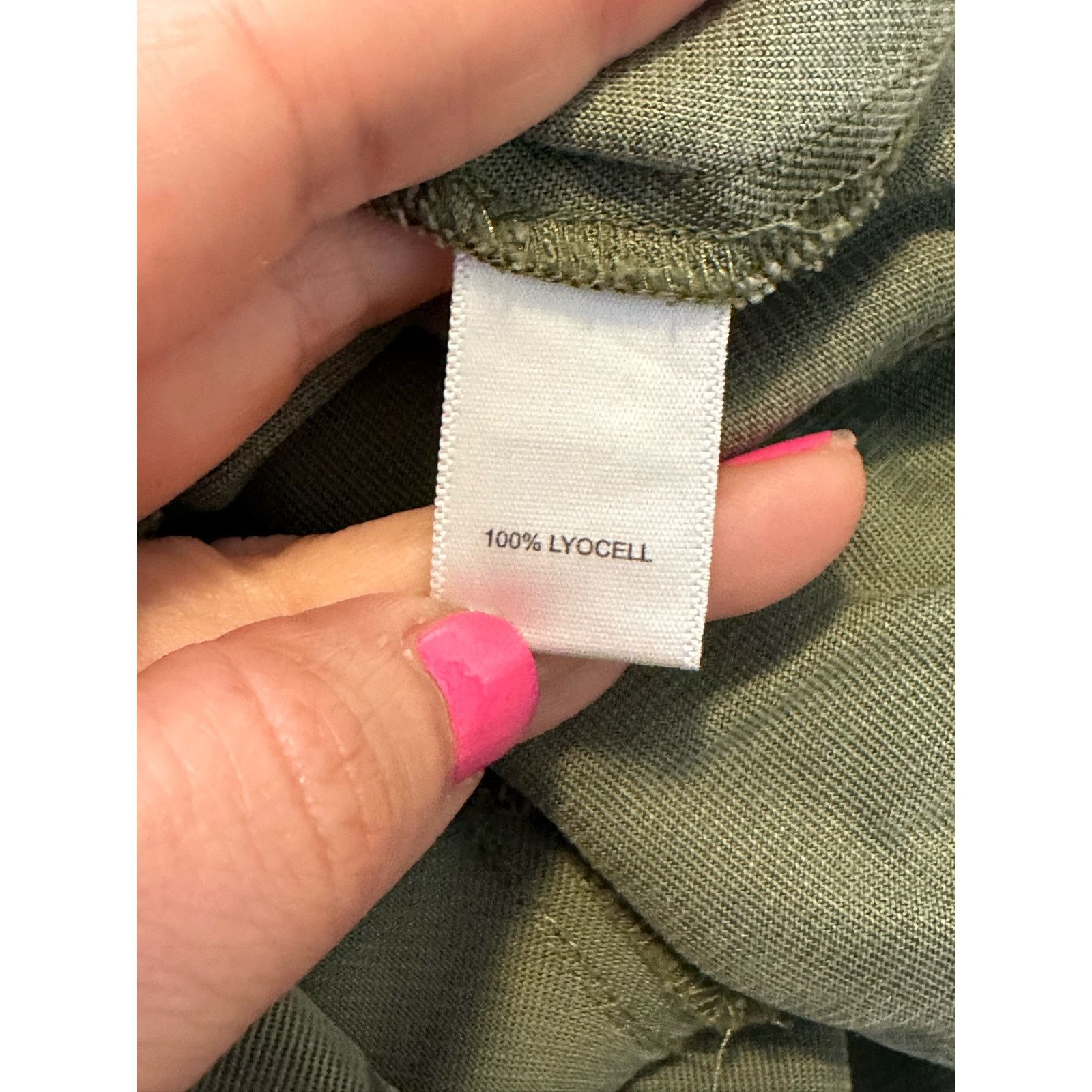 Loft Loft green cargo jogger casual pants size 4P Size 32" / US 10 / IT 46 - 5 Thumbnail