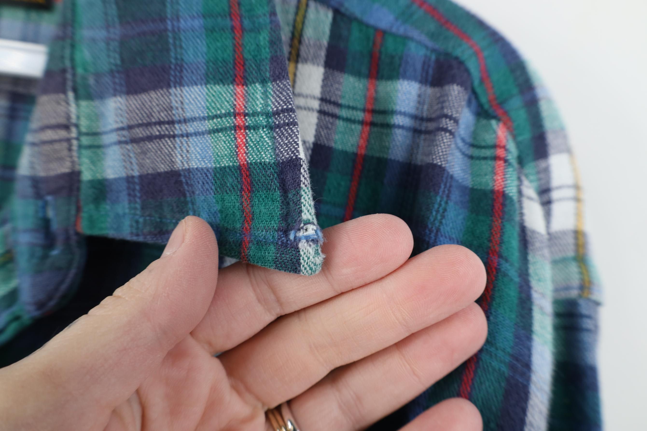 Eddie Bauer Vintage 90s Eddie Bauer Baggy Fit Flannel Button Shirt USA Size US L / EU 52-54 / 3 - 9 Thumbnail
