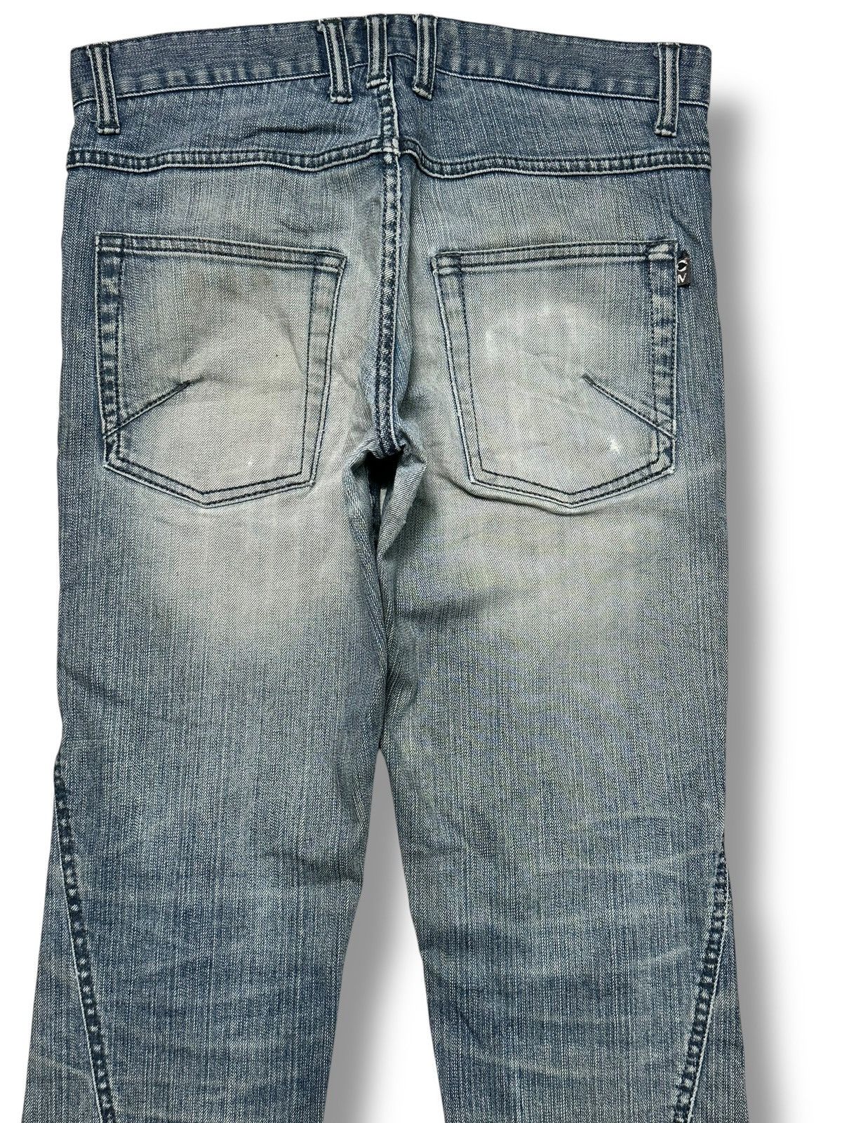 Morgan De Toi Morgan Homme Vintage Y2K Rare Drop Flare V Design & Faded Size US 32 / EU 48 - 5 Thumbnail