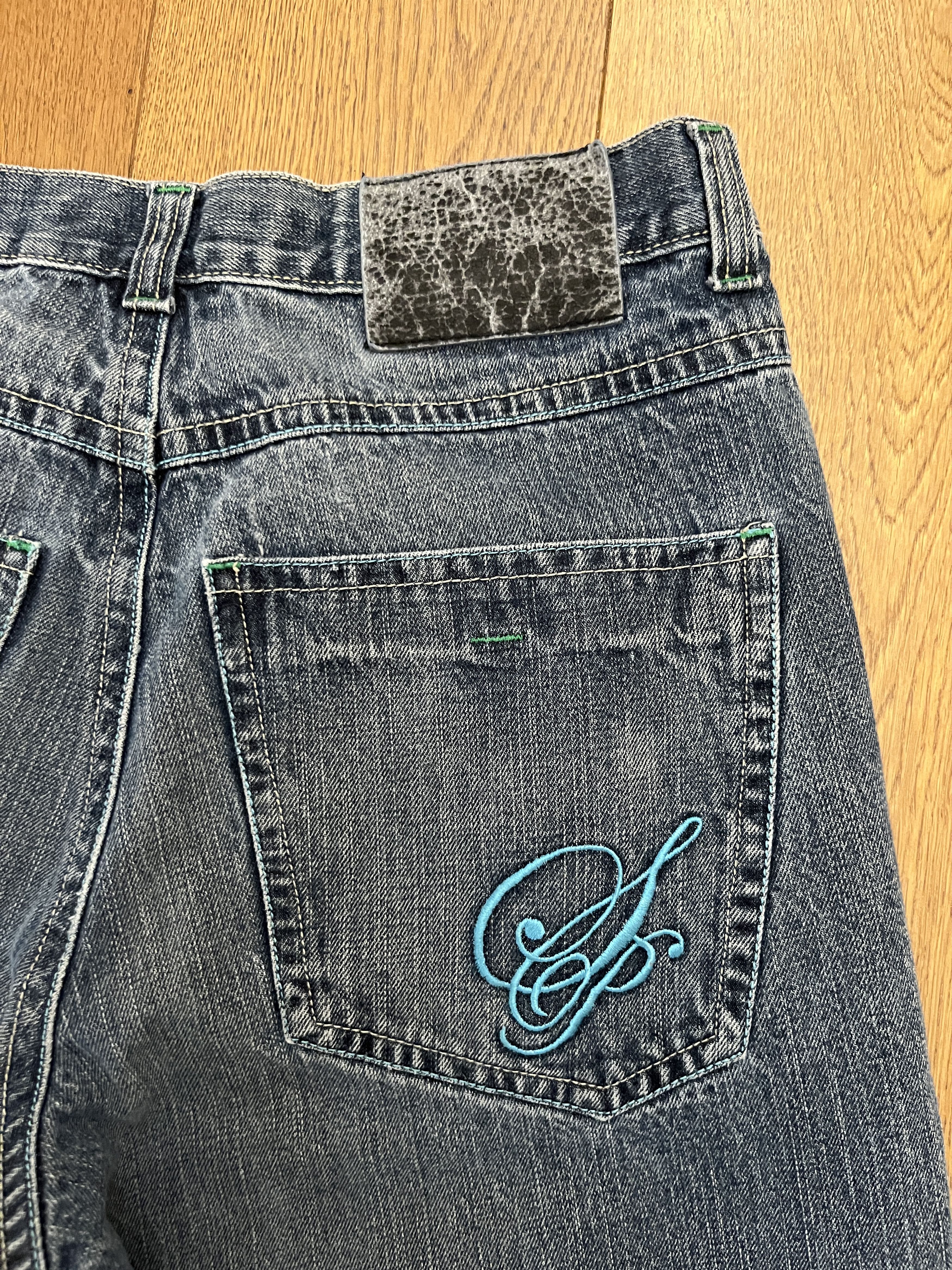 Southpole Vintage Y2K Southpole Signature Series Teal Stitch Jeans 34 Size US 34 / EU 50 - 5 Thumbnail