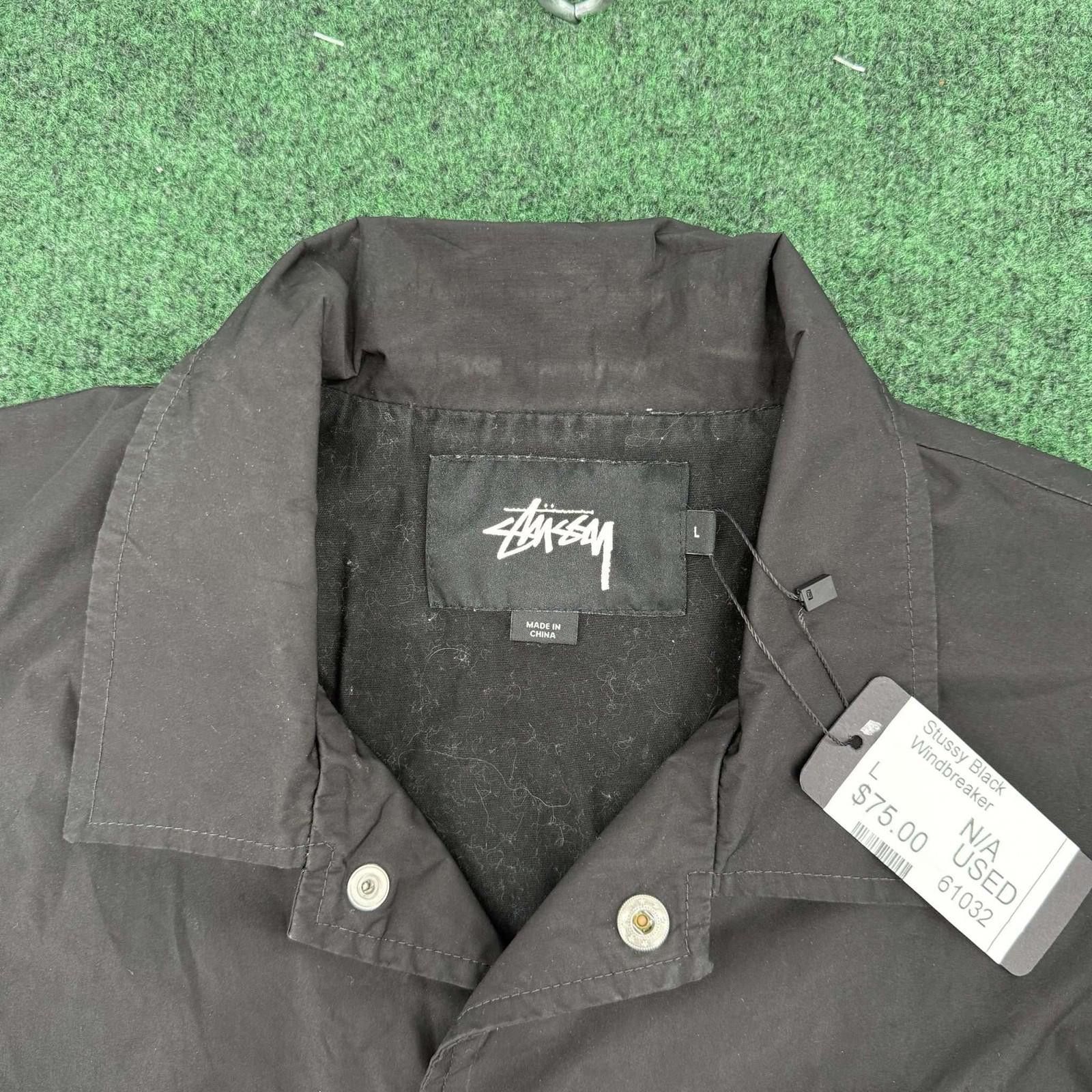 Stussy Stussy Black Windbreaker L Used Size US L / EU 52-54 / 3 - 4 Thumbnail