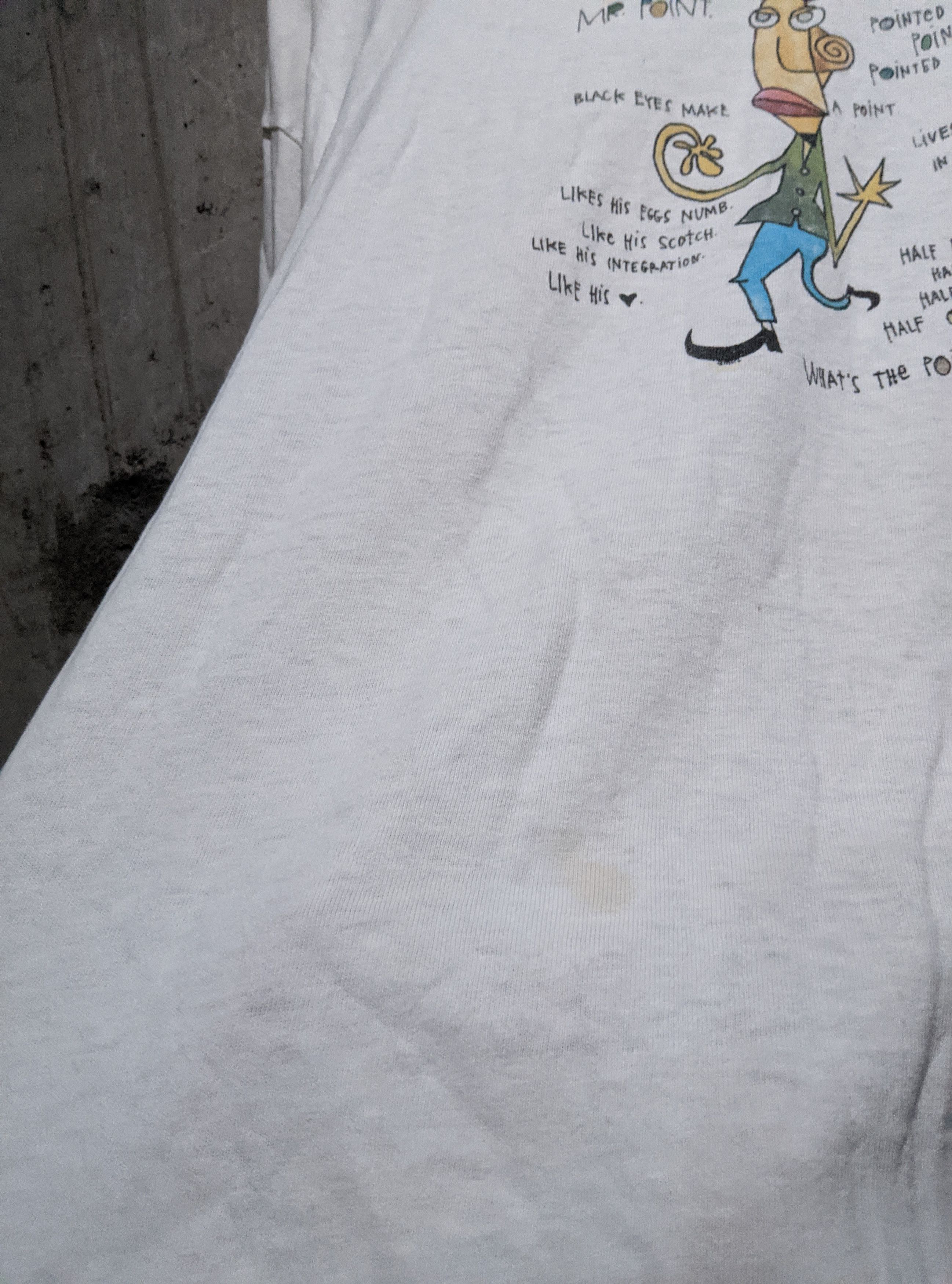 Band Tees Vintage 1995 thrashed Pearl jam mr point grunge t shirt Size US XL / EU 56 / 4 - 14 Thumbnail