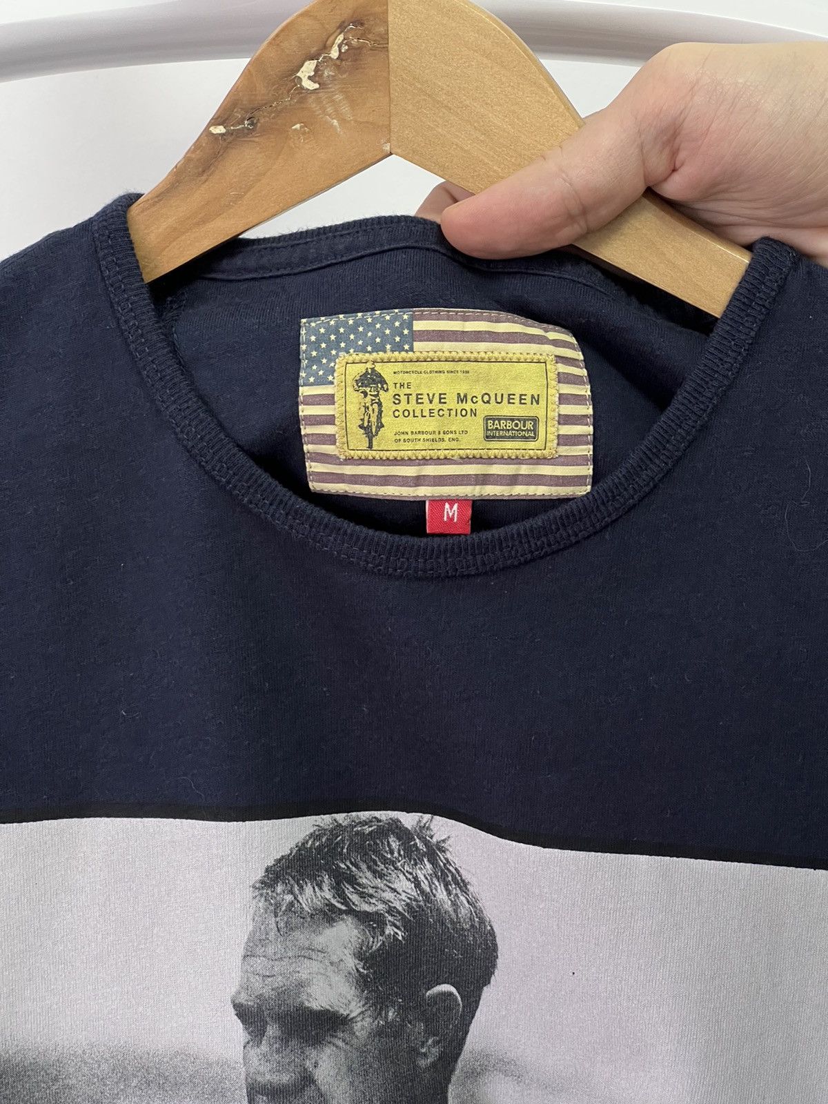 Barbour × Vintage Barbour Steve McQueen t shirt Size US M / EU 48-50 / 2 - 3 Thumbnail