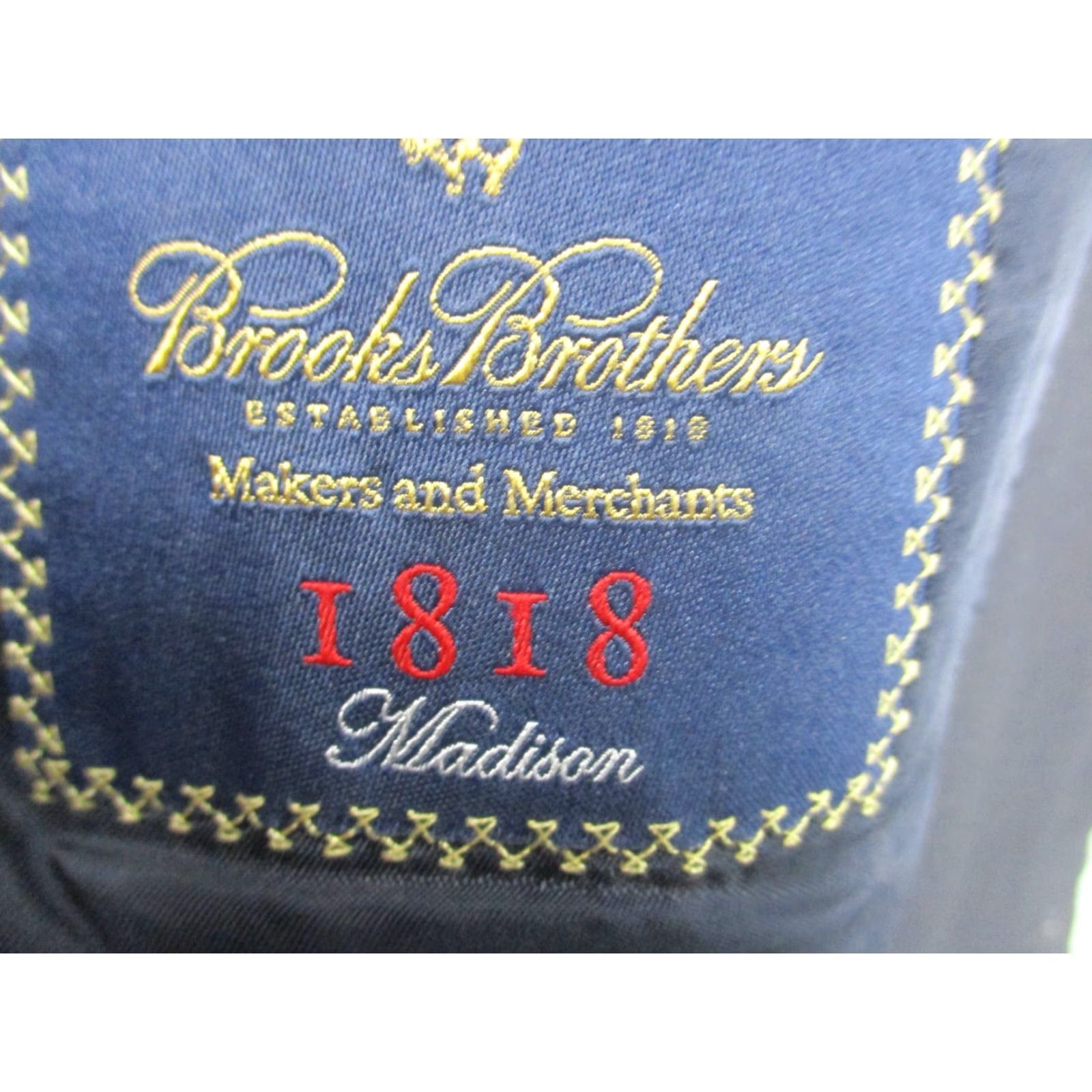 Brooks Brothers Brooks Brothers Makers 1818 Sport Coat 48 Black Wool Madison USA Sport Coat Blazer Mens Regular Wool Black Madison 48 USA Size 48R - 5 Thumbnail