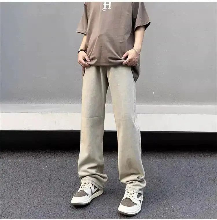 Japanese Brand Retro straight leg embroidered jeans Size US 32 / EU 48 - 4 Thumbnail