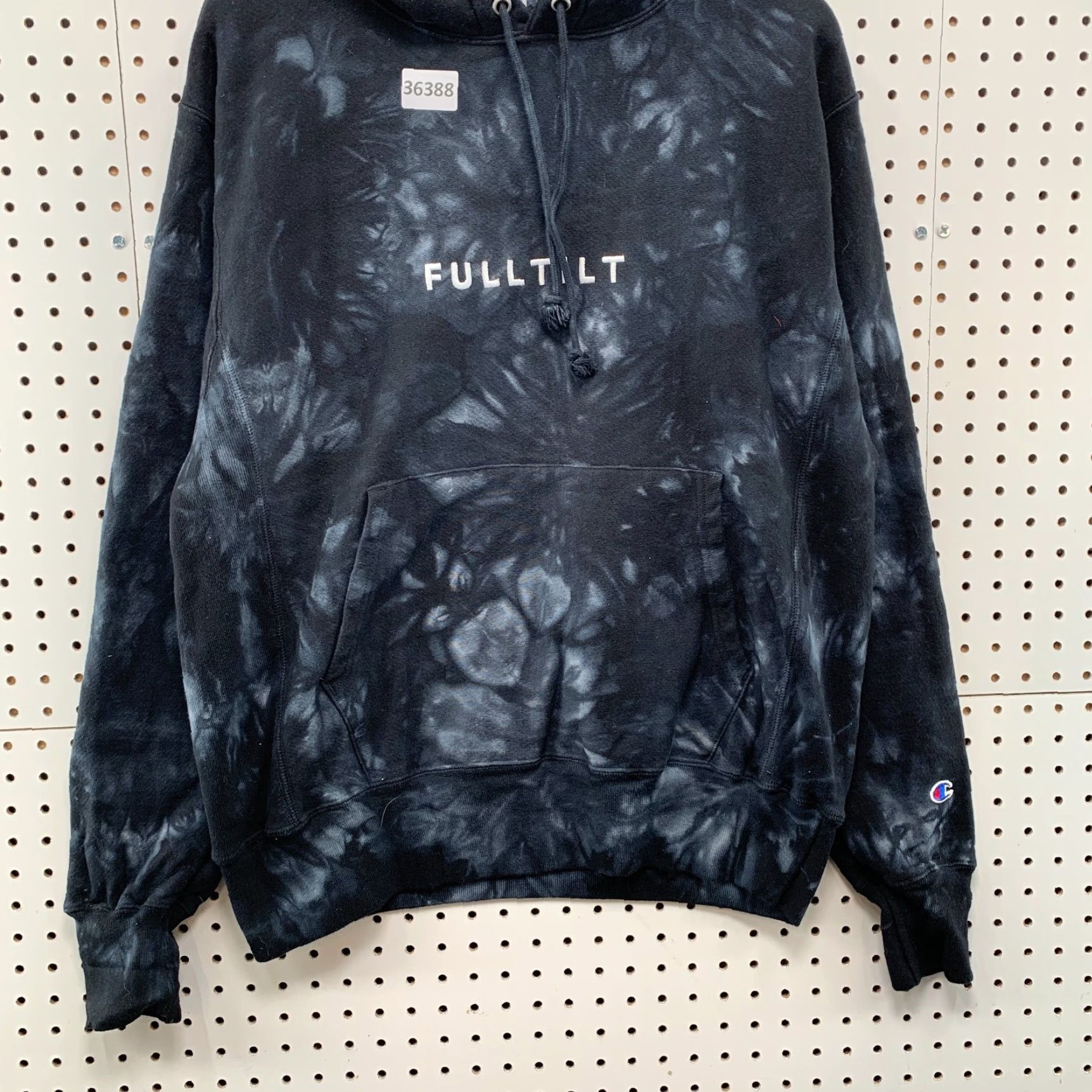 Champion VINTAGE Champion Reverse Weave Hoodie Mens Medium Black Acid Wash Pullover Fleece Heavyweight Size US M / EU 48-50 / 2 - 6 Thumbnail