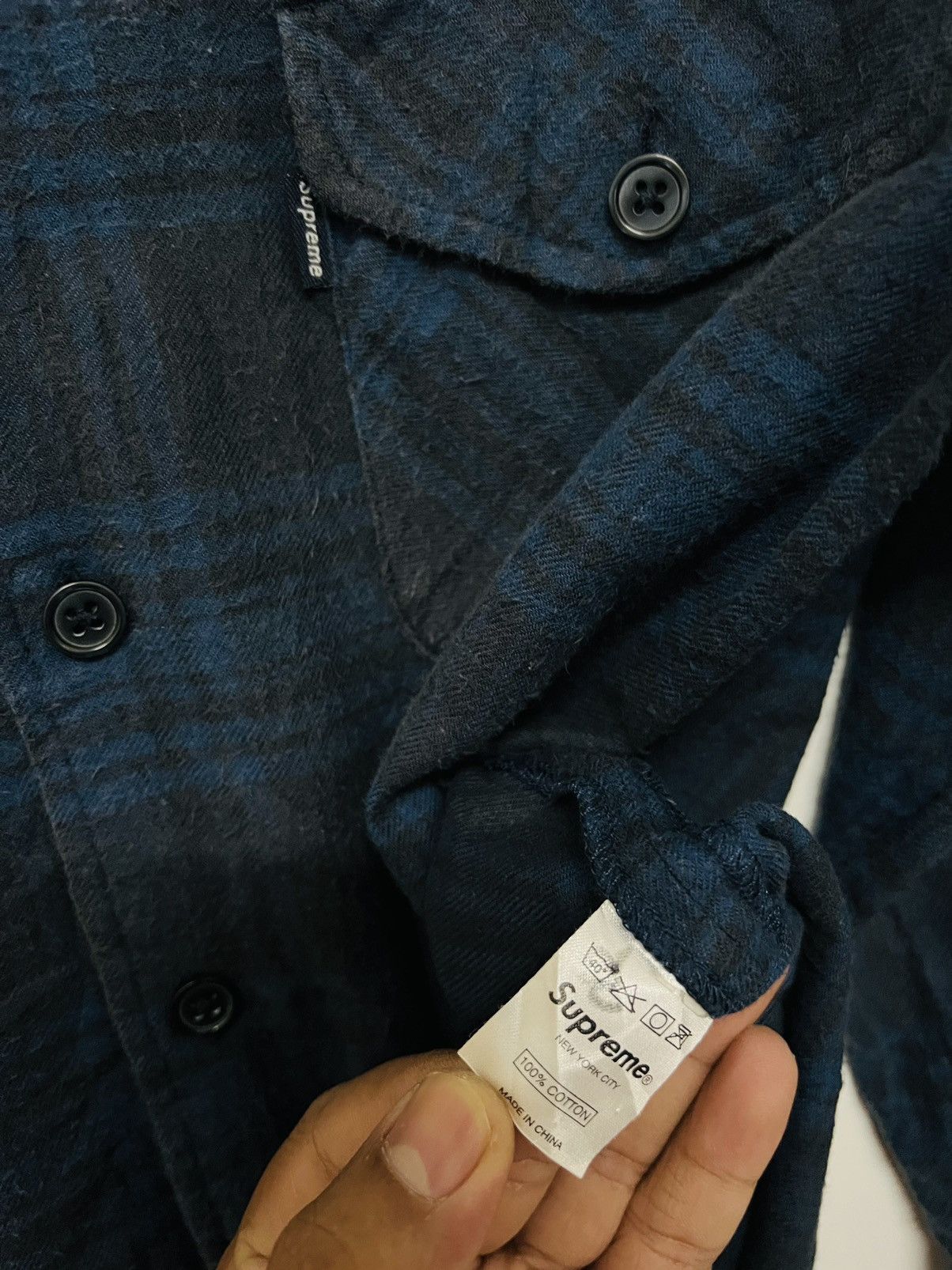 Supreme Supreme Plaid Flannel Workshirt Size US M / EU 48-50 / 2 - 7 Thumbnail