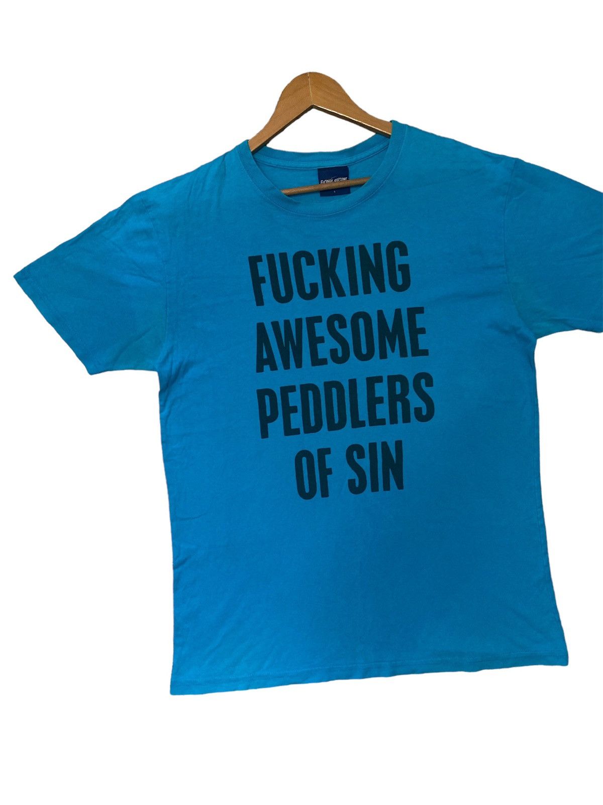 Fucking Awesome ‼️RARE‼️FUCKING AWESOME PEDDLERS OF THE SIN VINTAGE SHIRT TEE🔥 Size US L / EU 52-54 / 3 - 3 Thumbnail