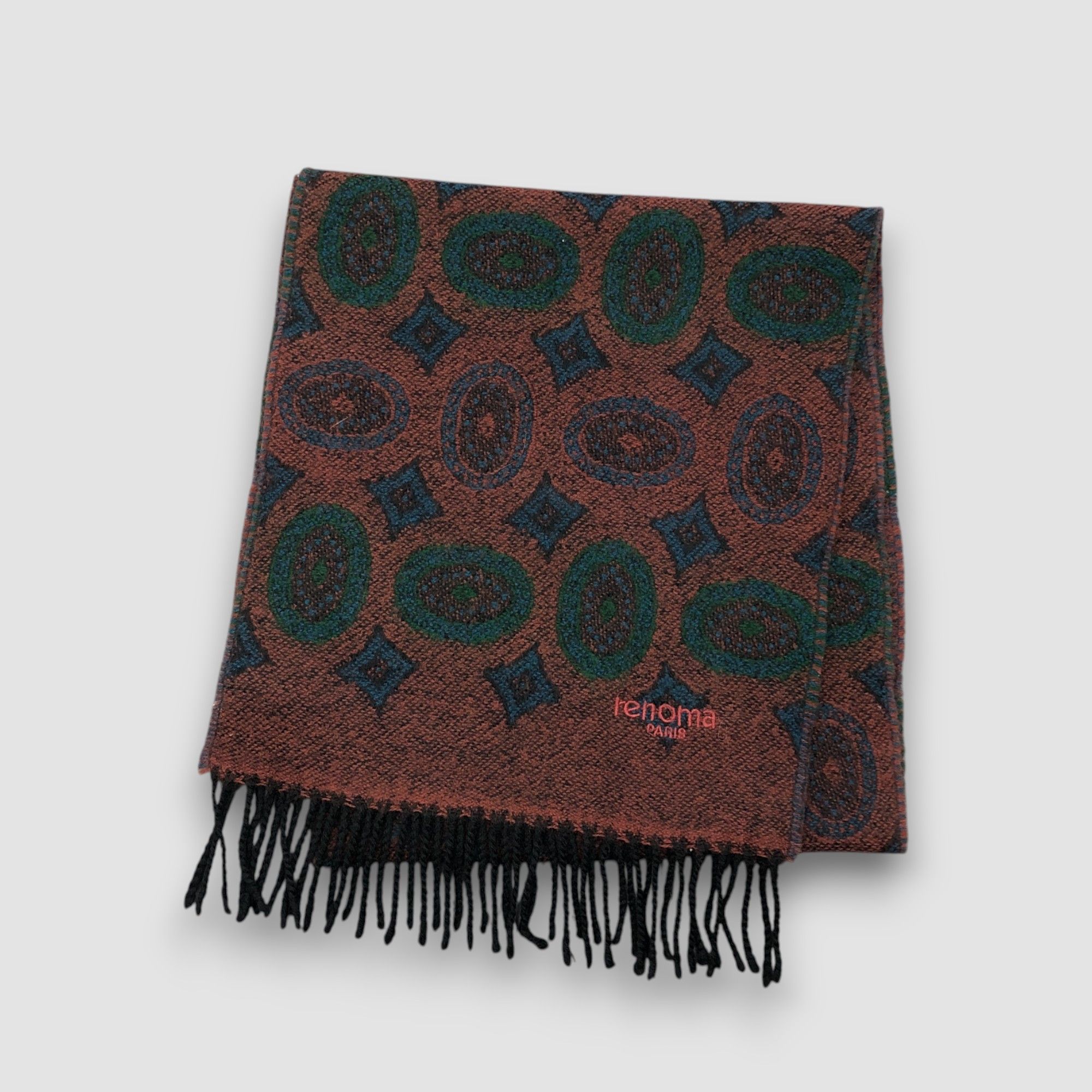Renoma Vintage Renoma Scarf Muffler Wool Cashmere Scarves Size ONE SIZE - 3 Thumbnail
