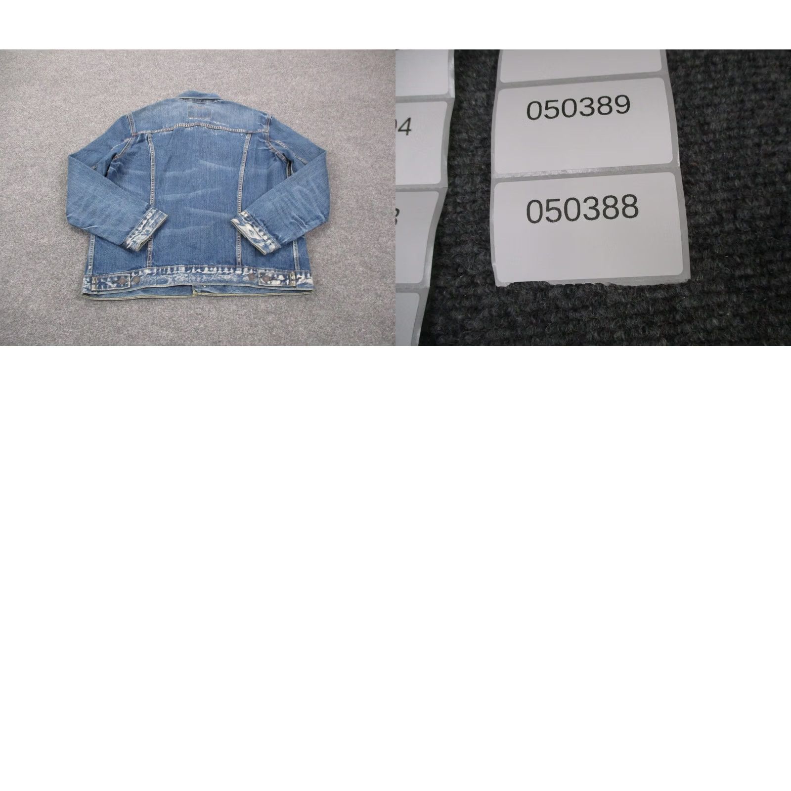 Levi's Levi's Jacket Mens XL Blue Denim Trucker Red Tab Jean Workwear Biker, Leather? (Note: Original has no leather) Size US 36 / EU 52 - 9 Thumbnail