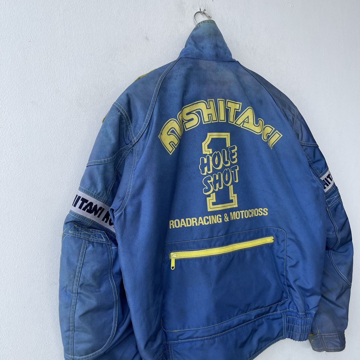 Helmut Lang Vintage 80s Astro Kushitani "Hole Shot" Racing Jacket Size US L / EU 52-54 / 3 - 10 Thumbnail