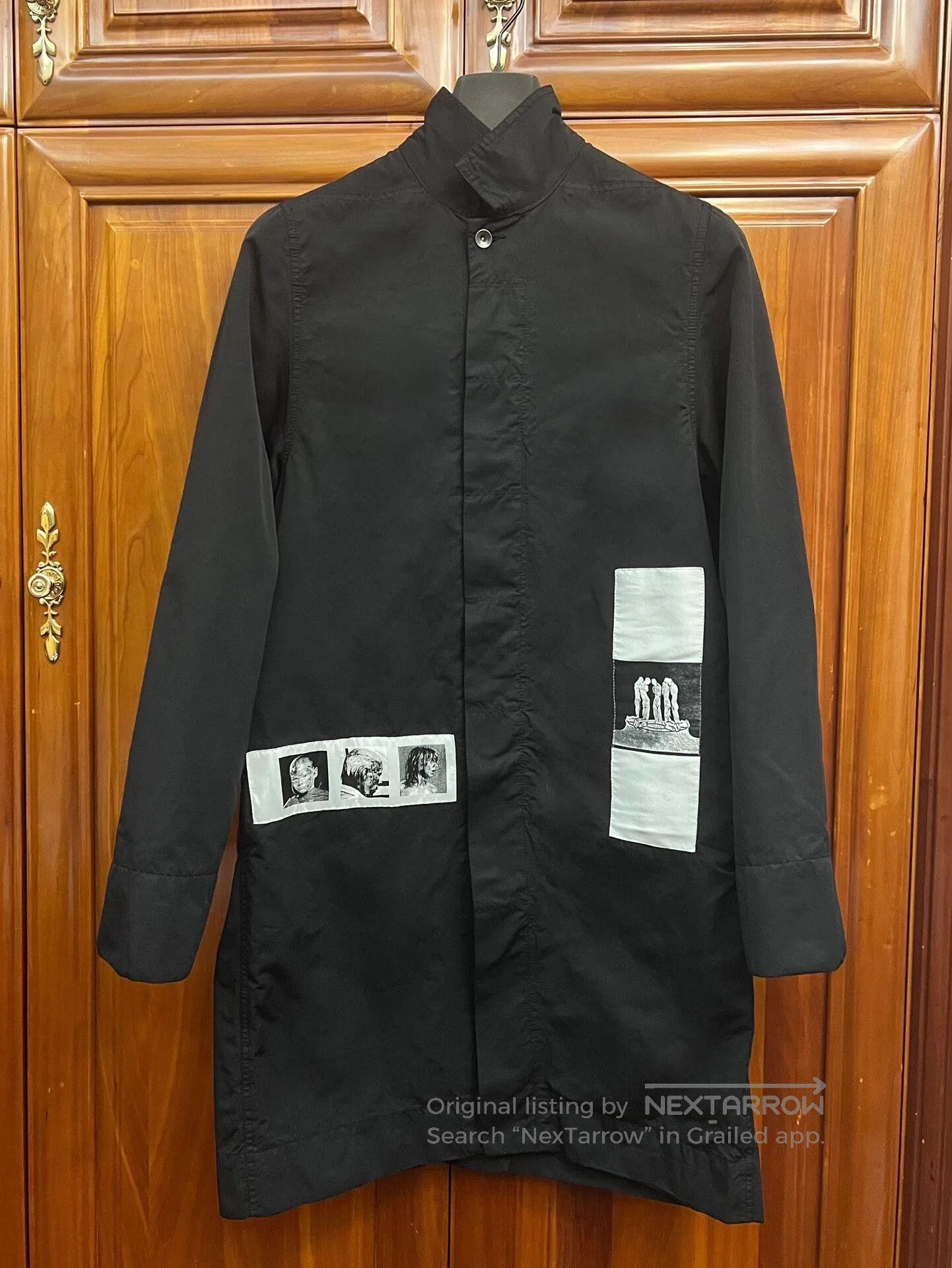 Rick Owens Rick Owens Black Nylon Oversized Jacket. Size US S / EU 44-46 / 1 - 2 Thumbnail
