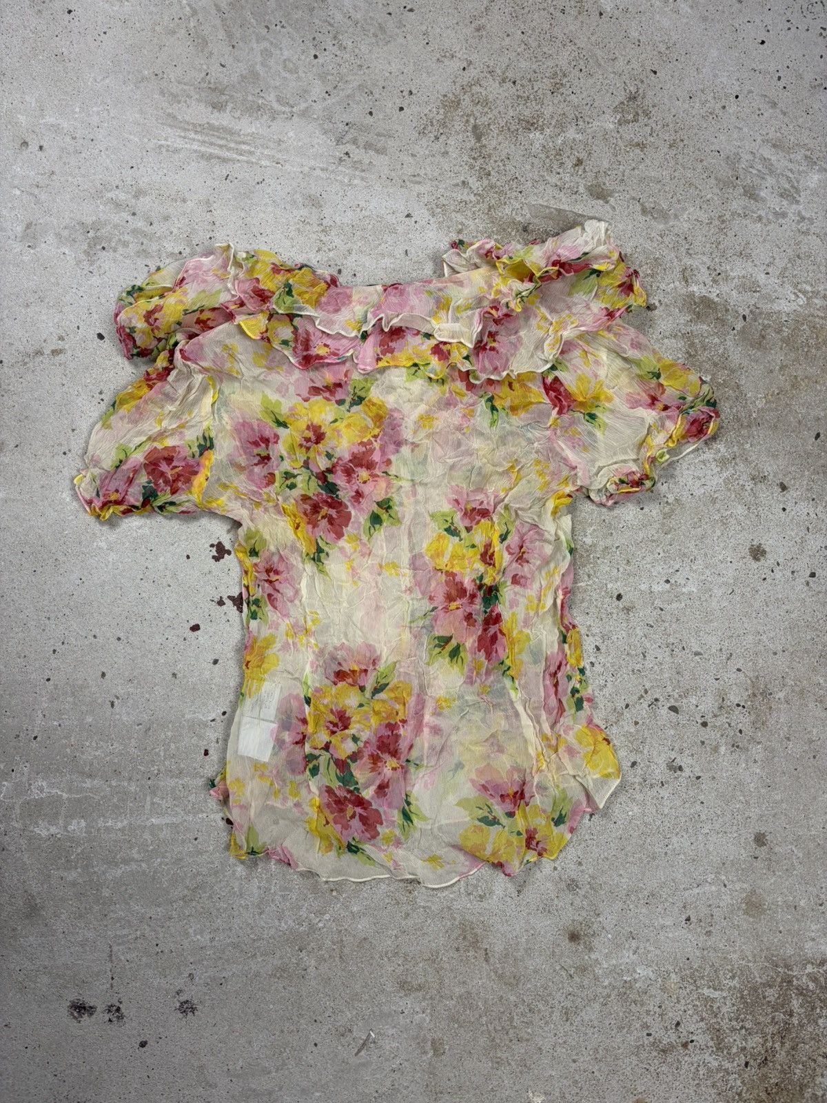 Ralph Lauren Ralph Lauren Mainline Silk Floral Print Blouse Shirt Size M / US 6-8 / IT 42-44 - 2 Thumbnail