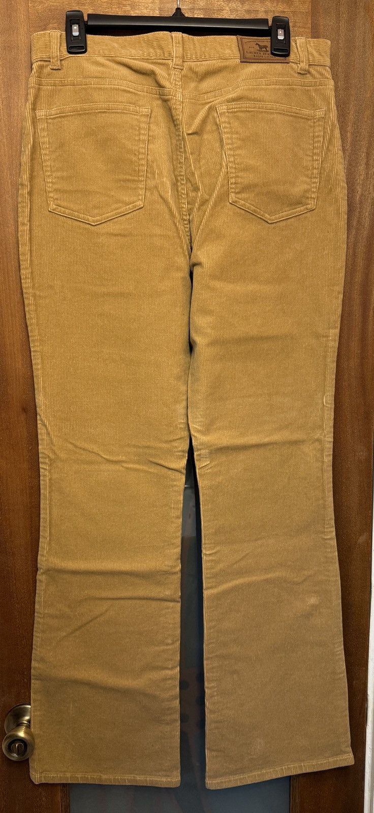 Lauren Ralph Lauren Lauren Jeans Co Ralph Lauren Camel Flare Leg Corduroy Pants Size 32" / US 10 / IT 46 - 7 Thumbnail