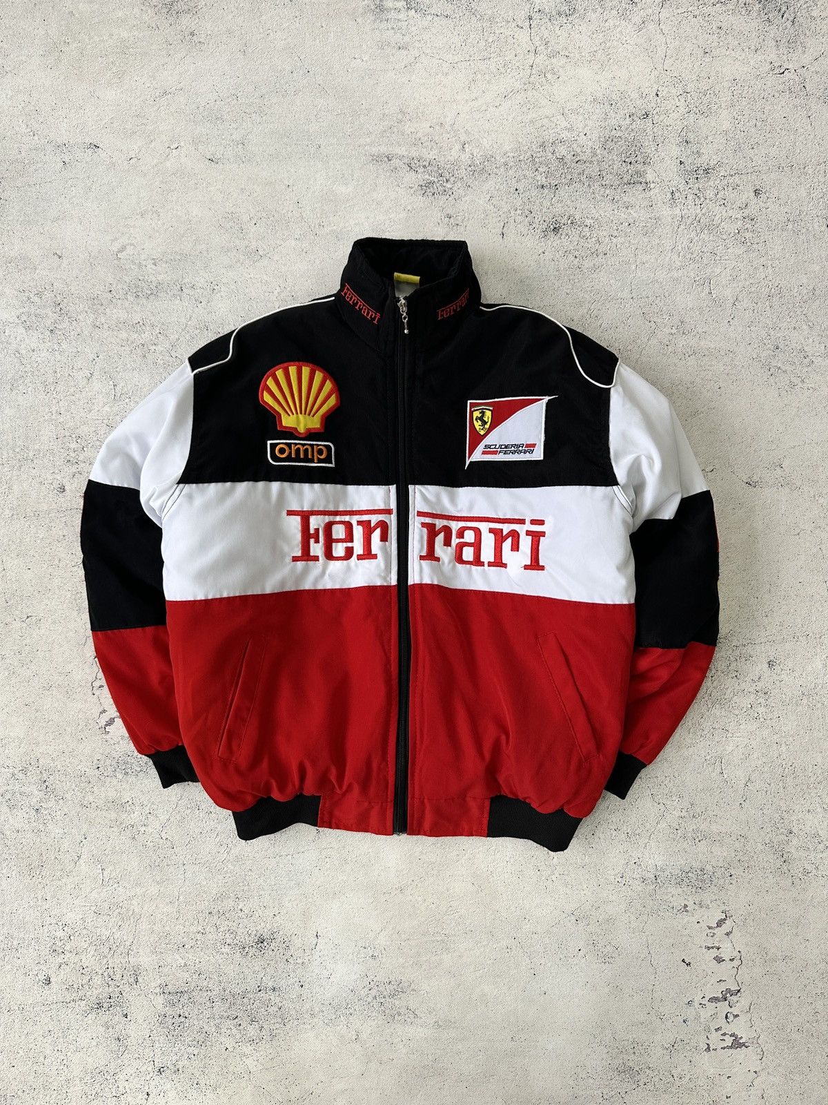 Ferrari × Vintage 🩸RARE🩸Ferrari Vintage Big Logo y2k Jacket Size US M / EU 48-50 / 2 - 2 Thumbnail