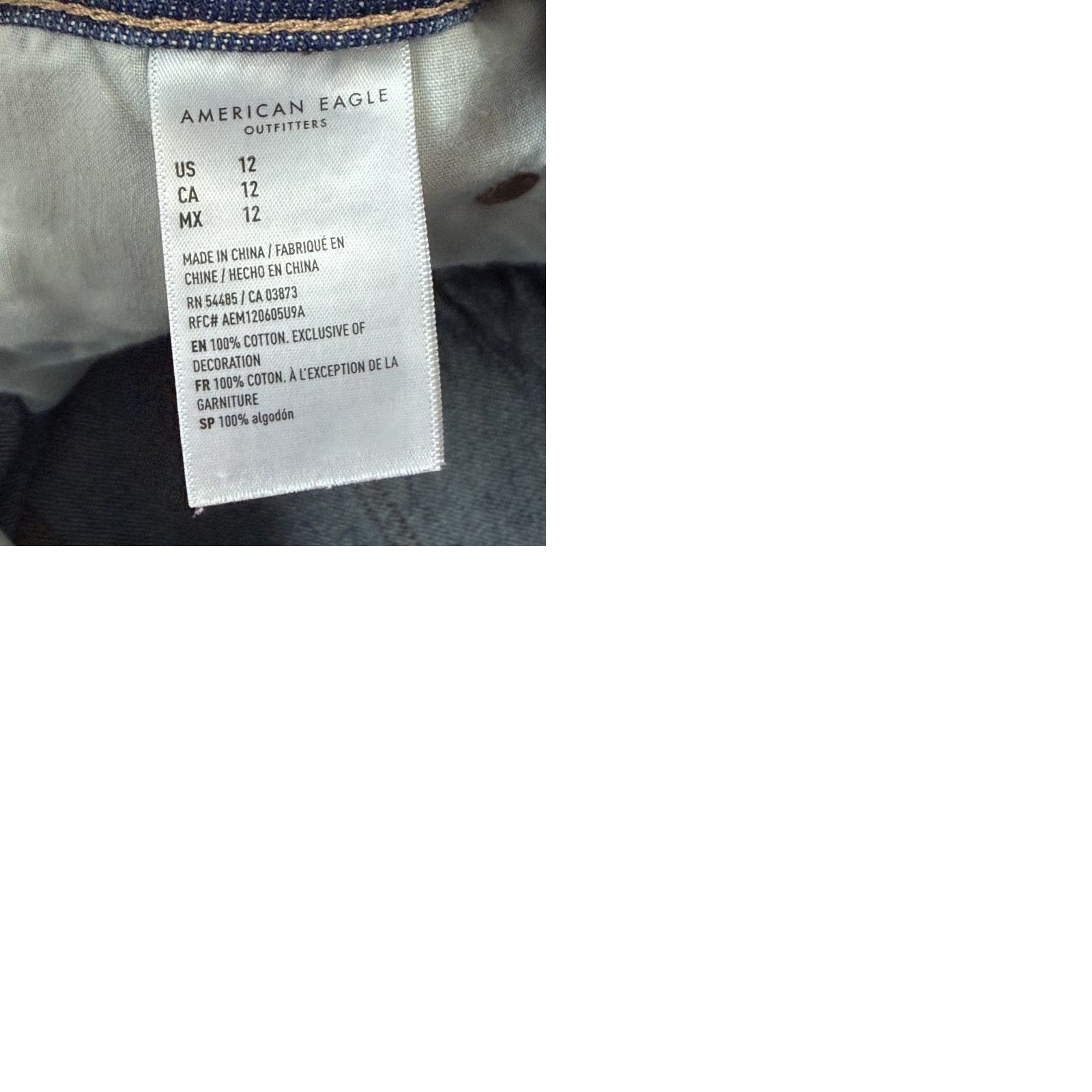 American Eagle Outfitters American Eagle Outfitters Jeans Skirt Womens 12 Low Rise Dark Wash Denim Midi Maxi Slit Pockets Blue Regular 31x34 Size 34" / US 12 / IT 48 - 10 Thumbnail