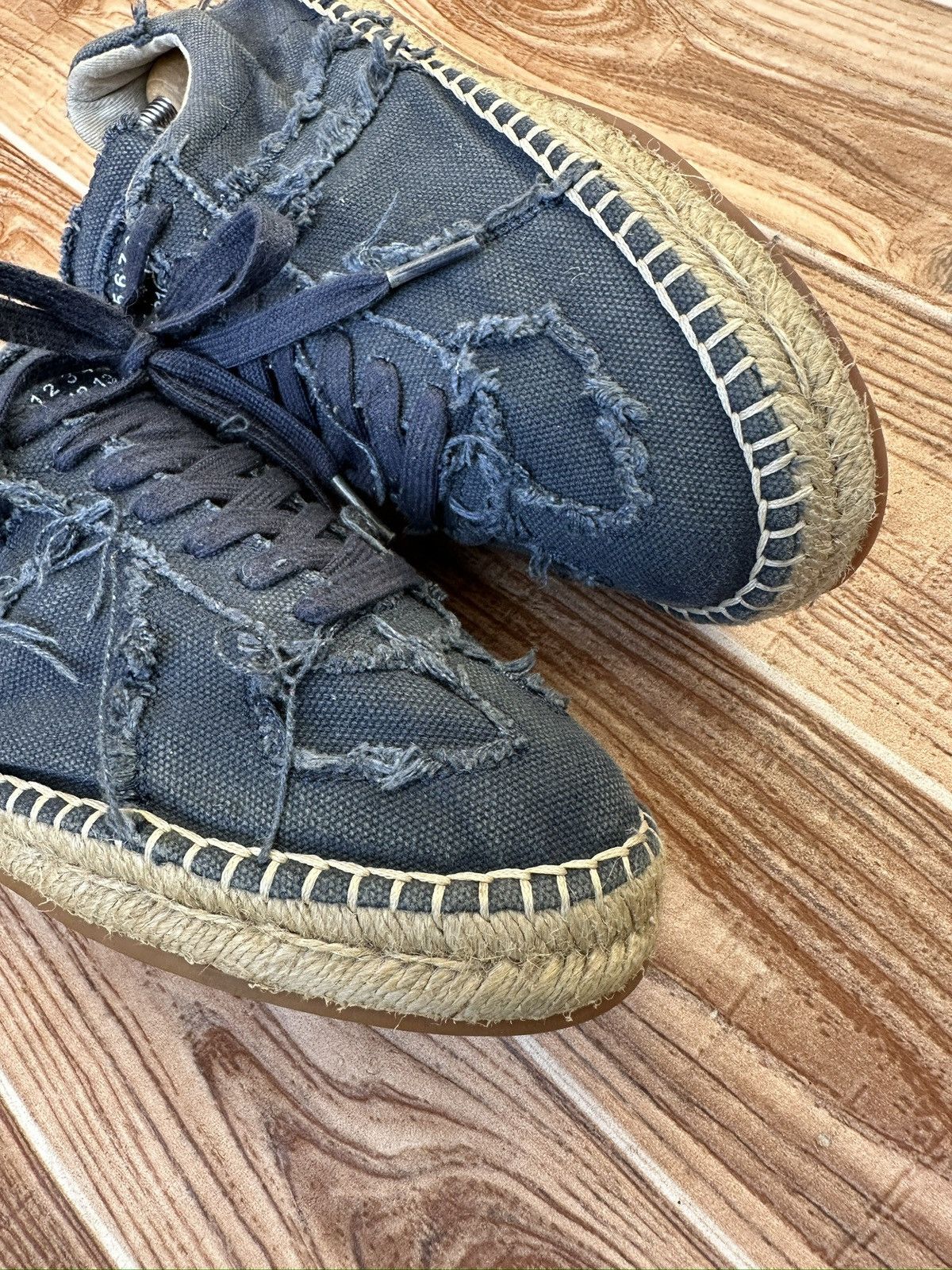 Maison Margiela Maison Margiela Women’s Espadrille Gats Blue Sneakers Size US 9 / IT 39 - 6 Thumbnail