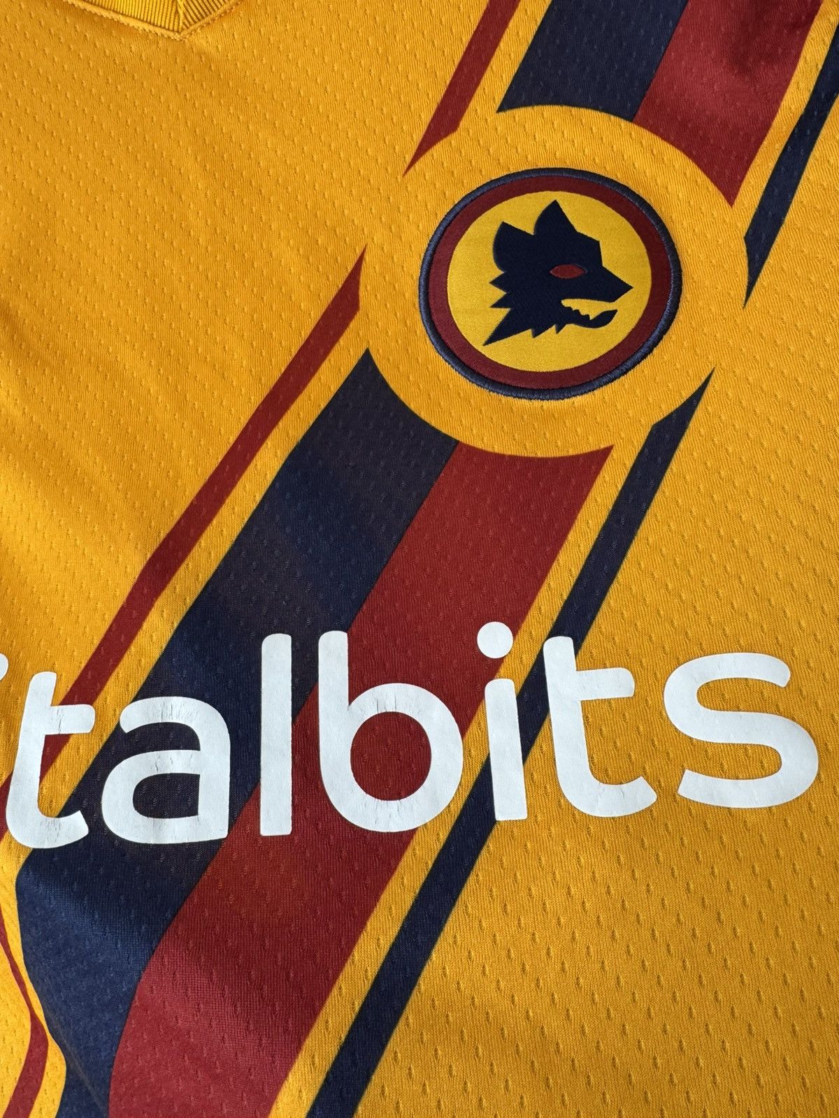 New Balance Roma 2021-2022 Third Soccer Jersey Football Shirt Kit Size US S / EU 44-46 / 1 - 9 Thumbnail