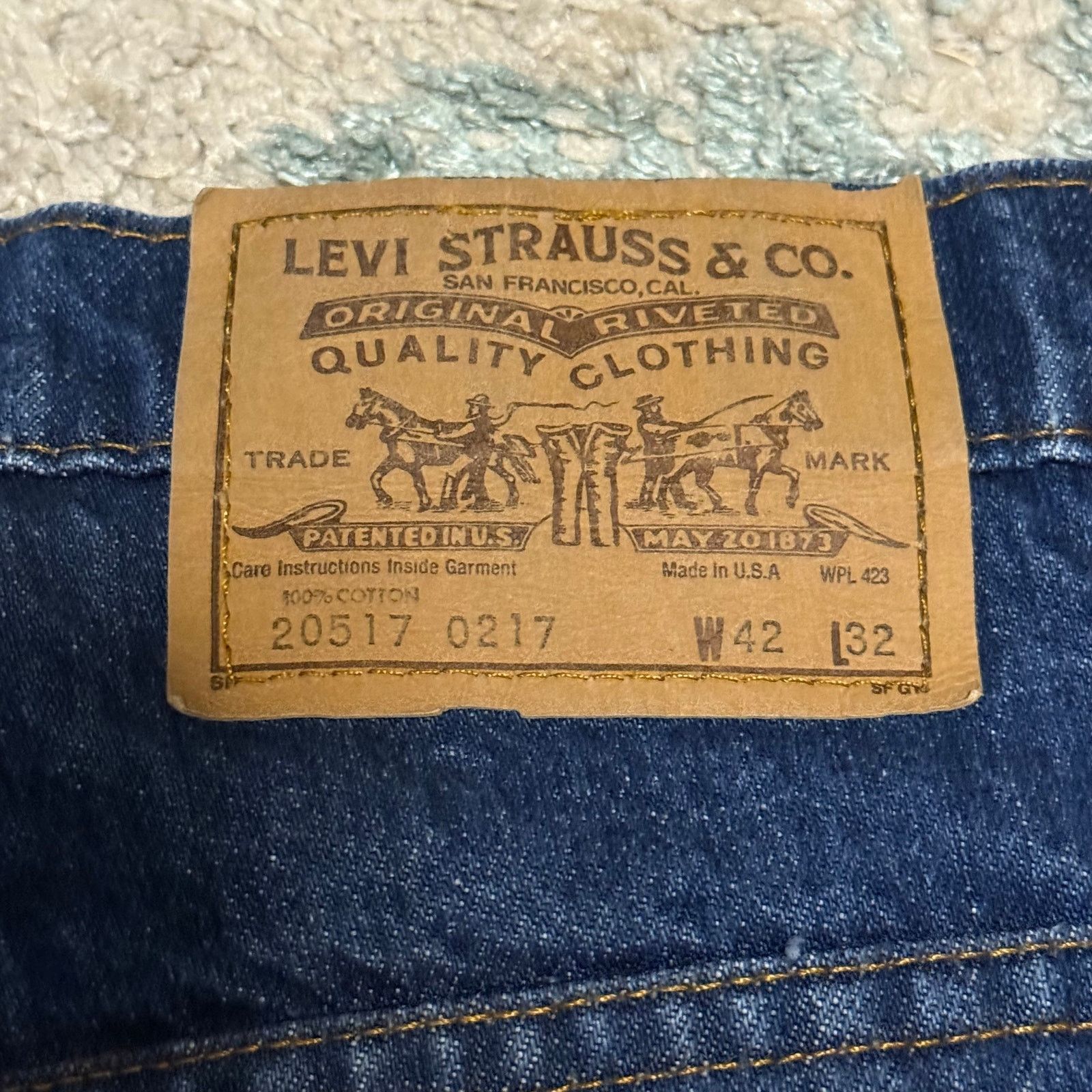 Levi's Vintage Levi's 517 Orange Tab Bootcut Jeans Size 40x30 80s Size US 40 / EU 56 - 4 Thumbnail
